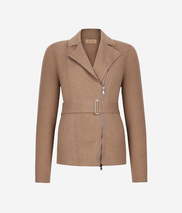 Короткое пальто из ультрамягкого кашемира