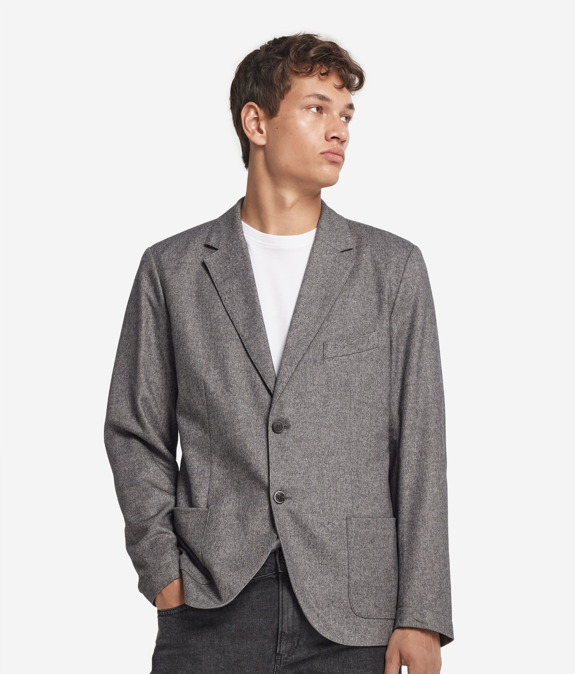 Jacke aus Kaschmir und Seide