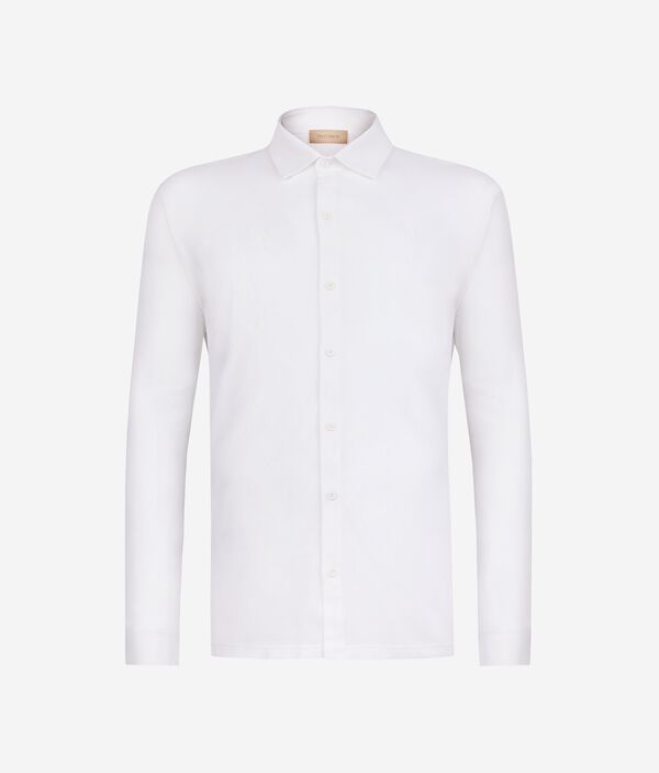 Рубашка из шелка и хлопка