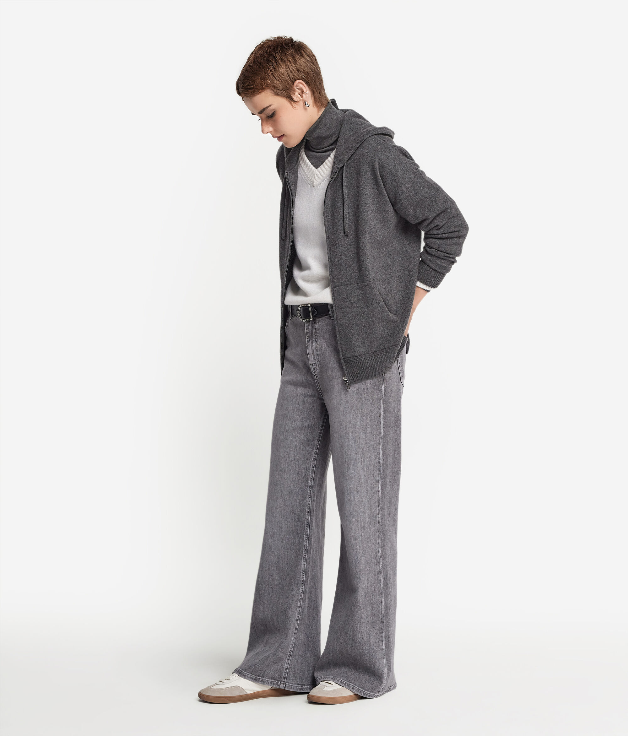 Dessuadora de Cashmere Ultrasoft amb caputxa