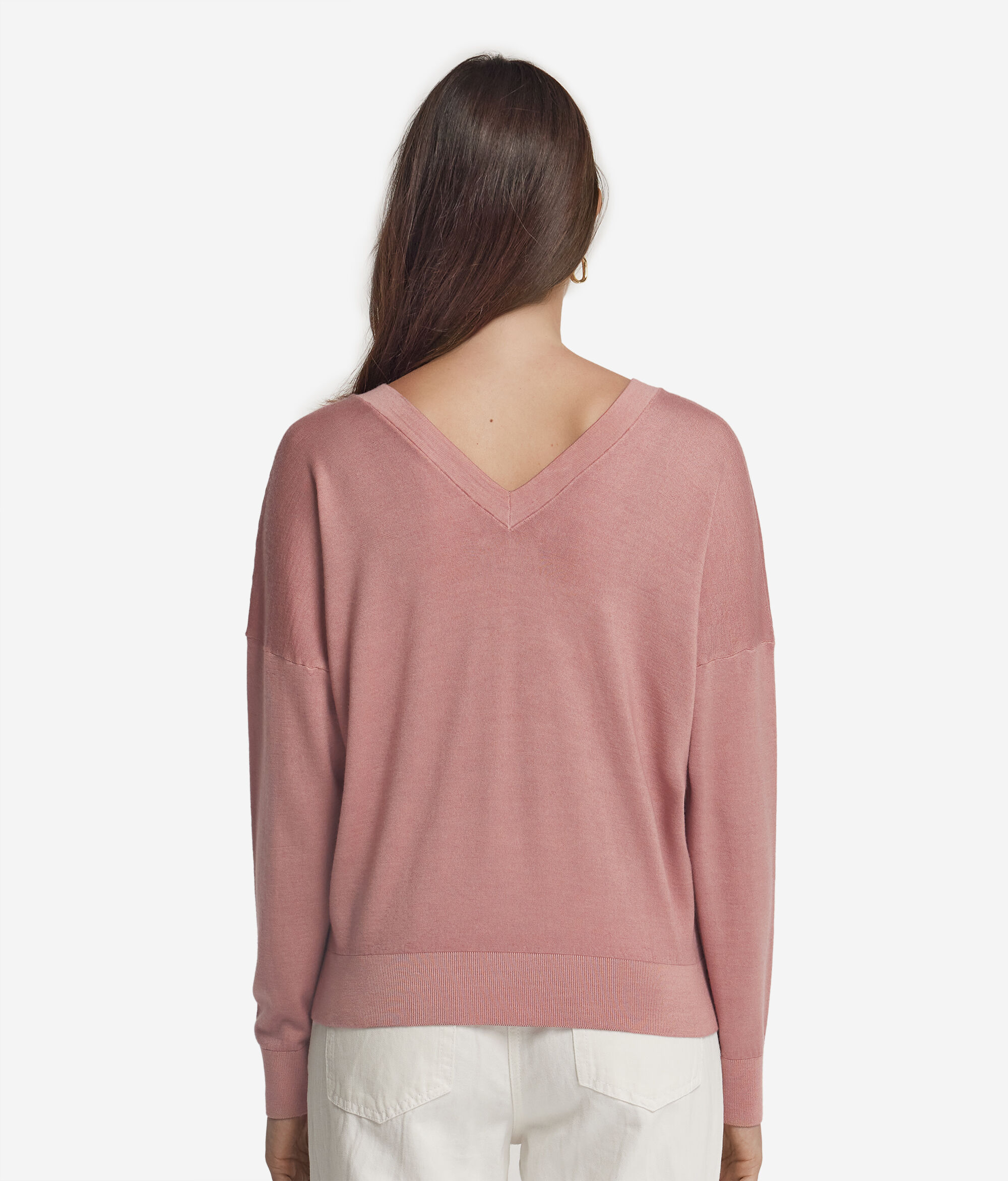 Ultrafine Cashmere Double V-Neck Jumper