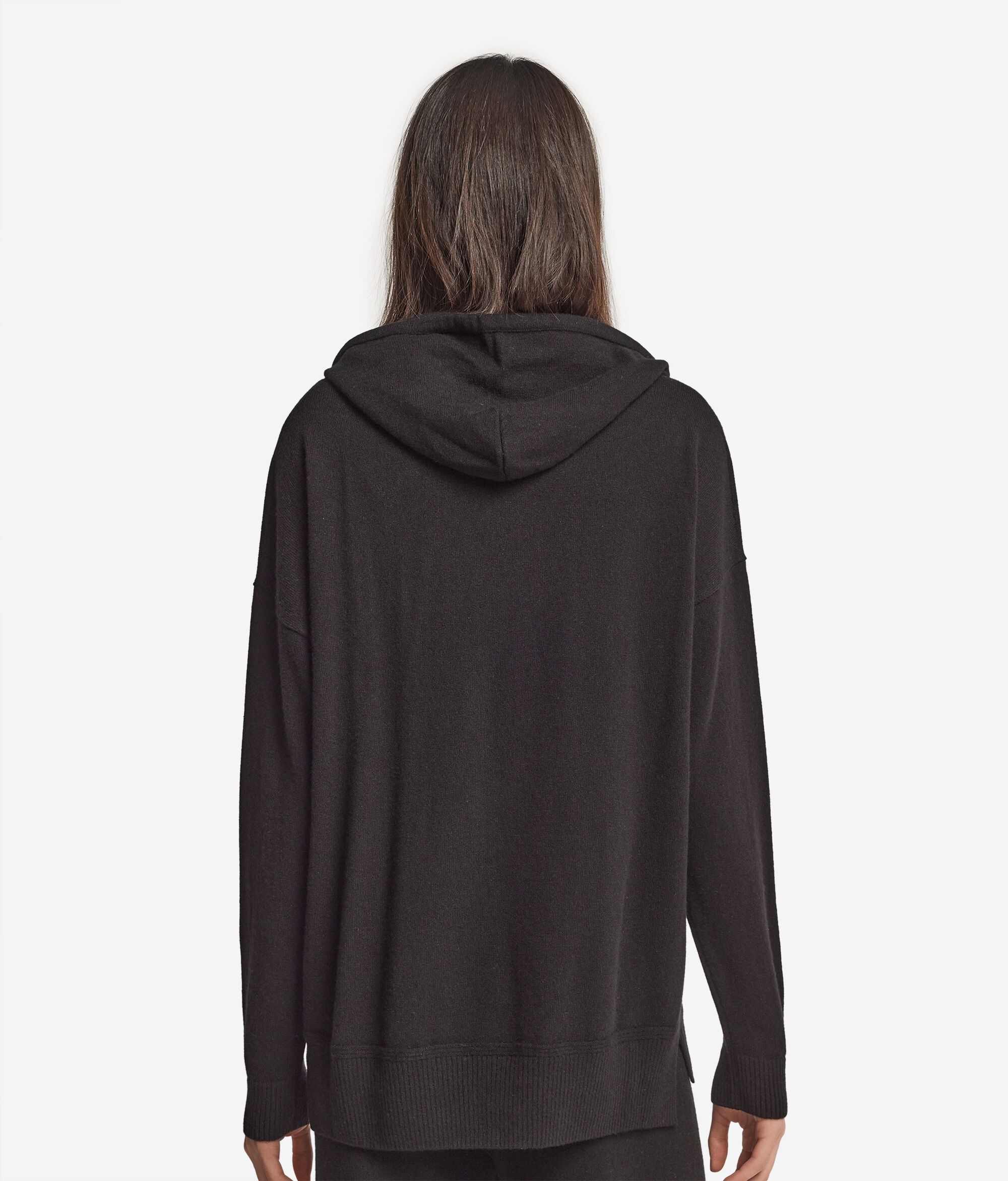 Sweatshirt aus Kaschmir Ultrasoft mit Kapuze