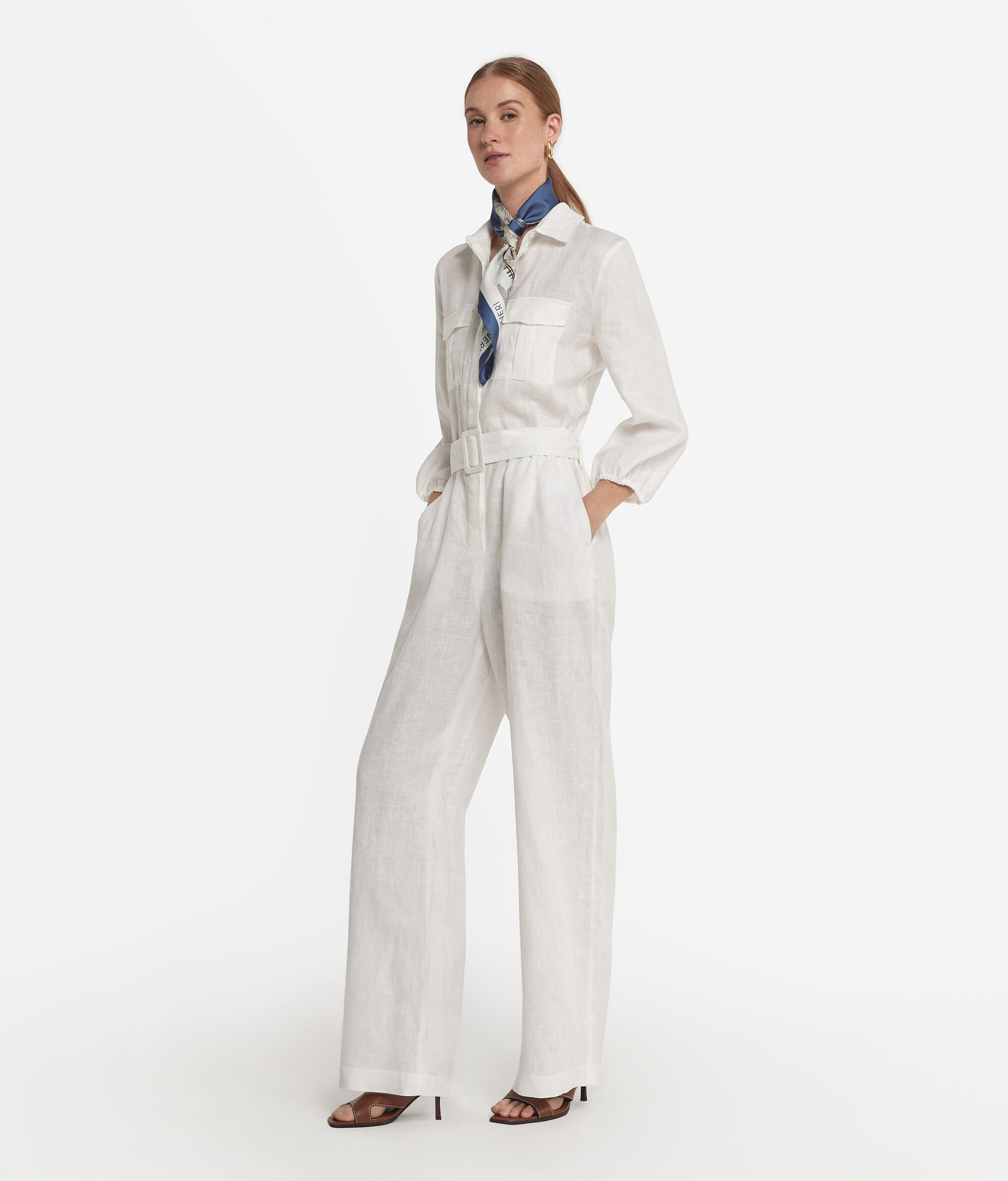 Jumpsuit aus Leinen