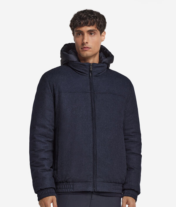 Двусторонняя куртка из шелка и кашемира