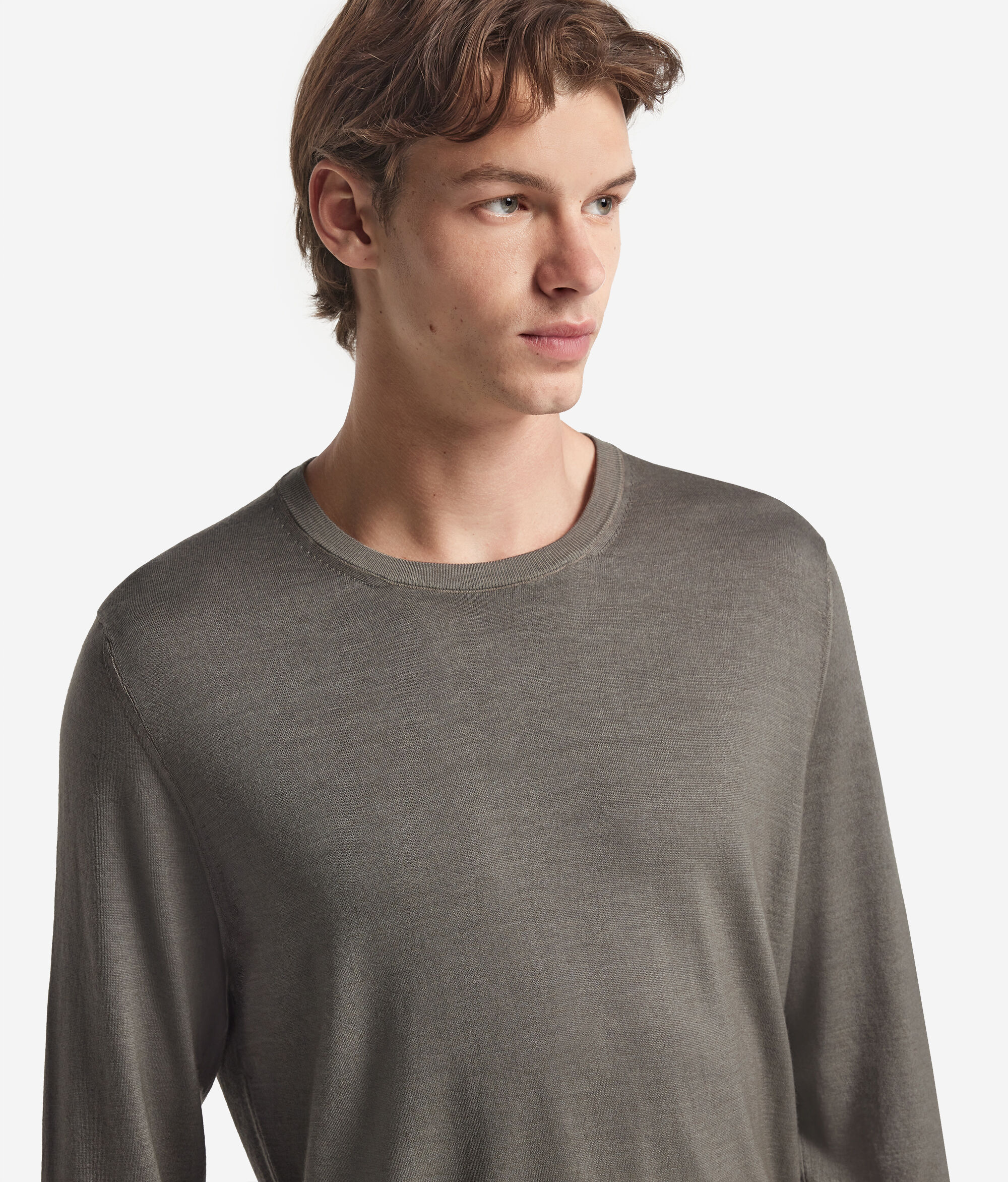 Round-Neck Ultrafine Cashmere Jumper