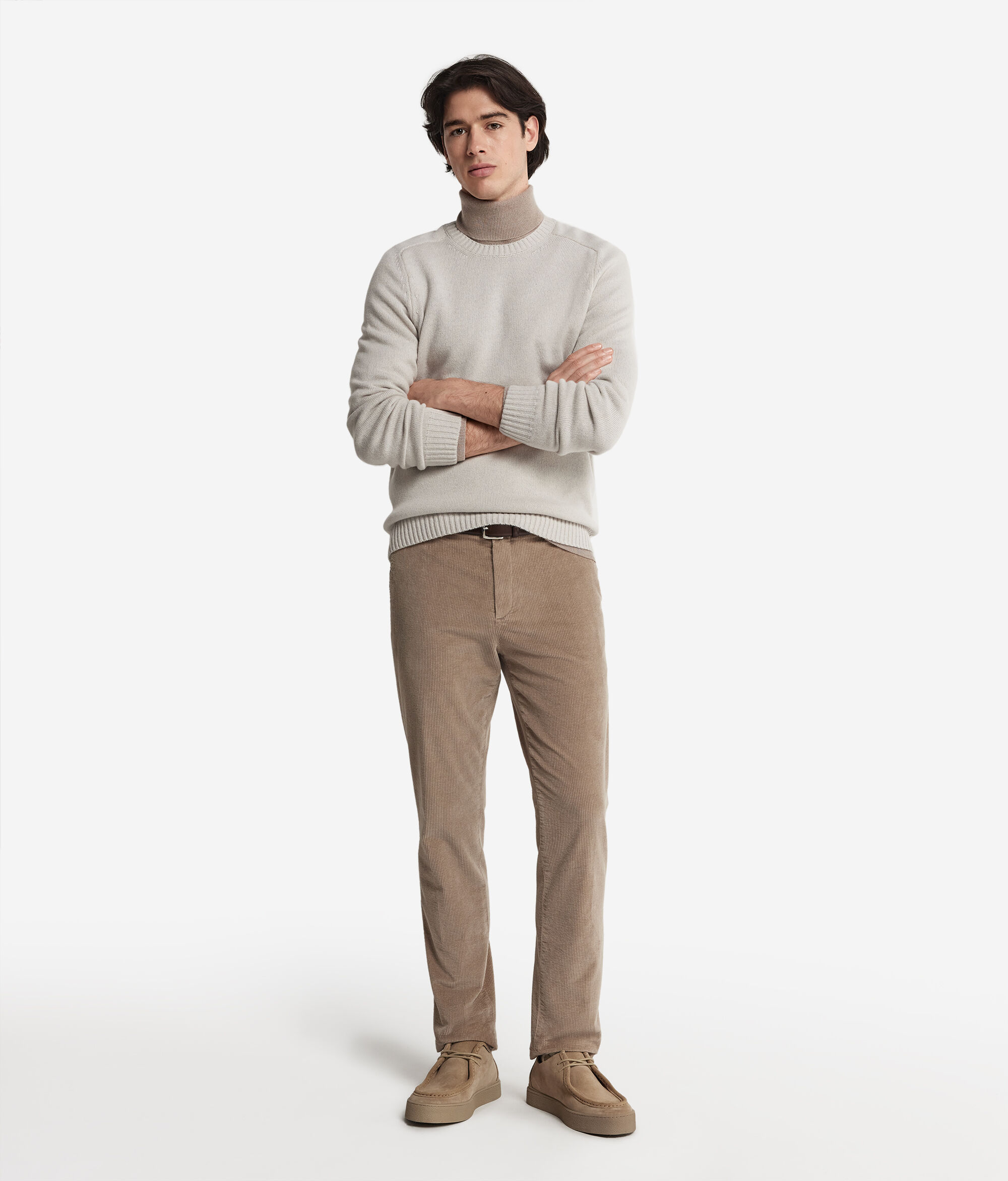 Svetřík s Kulatým Výstřihem z Kašmíru Ultrasoft