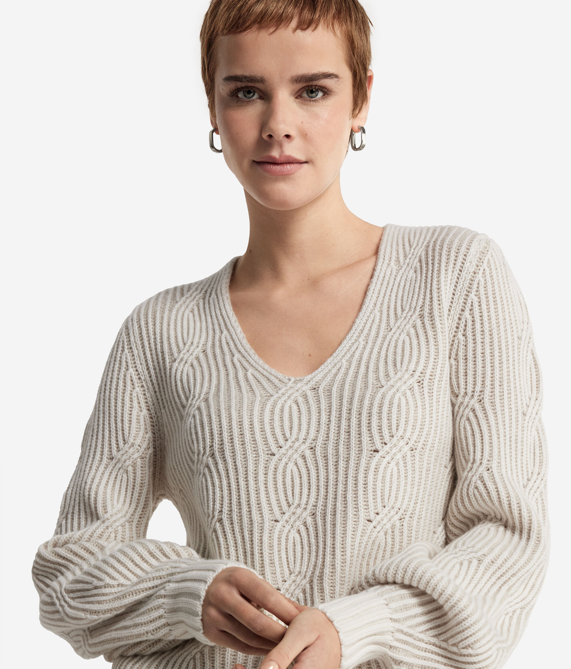 Ultrasoft Cashmere V-Neck Jumper