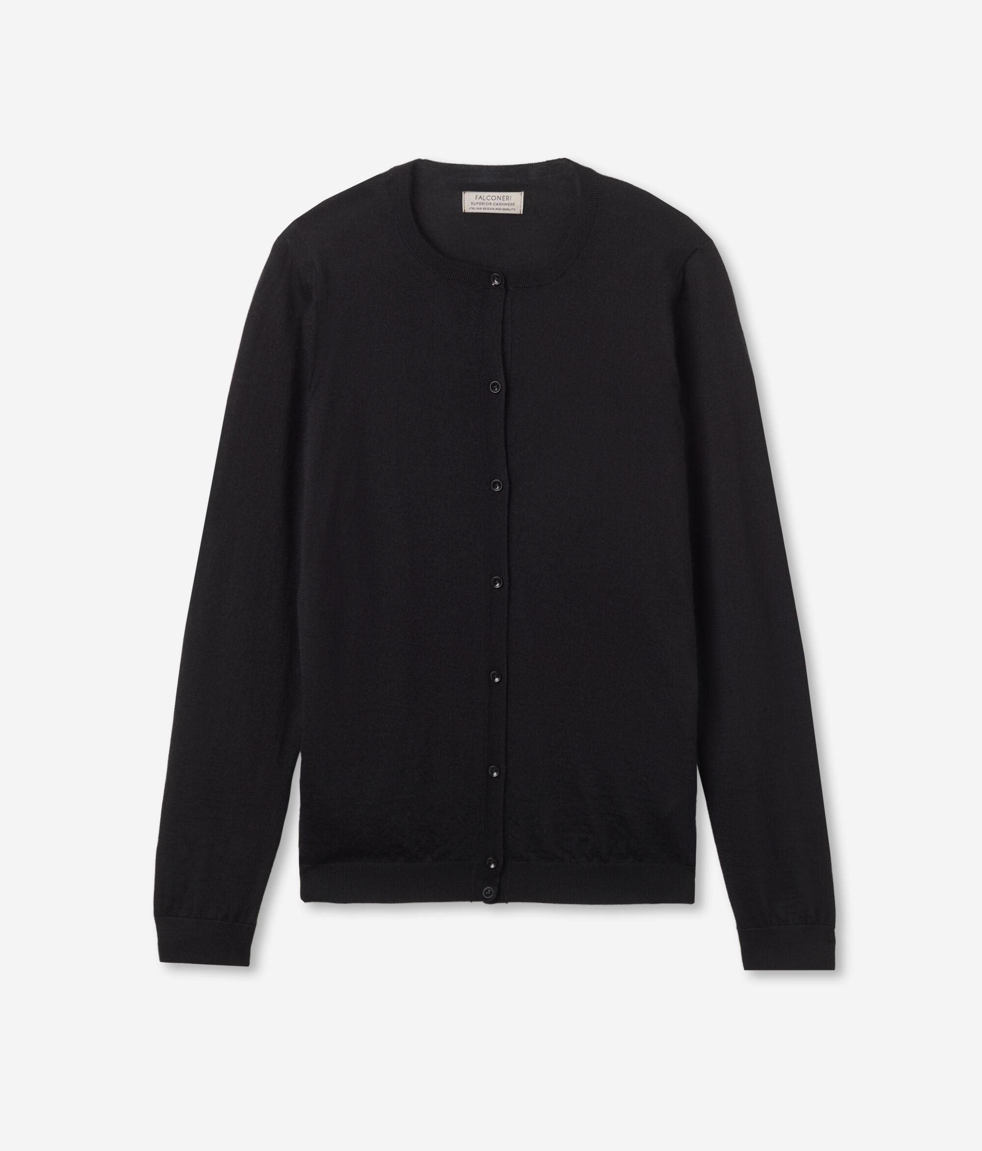 Ζακέτα με Στρογγυλή Λαιμόκοψη από Ultrafine Cashmere