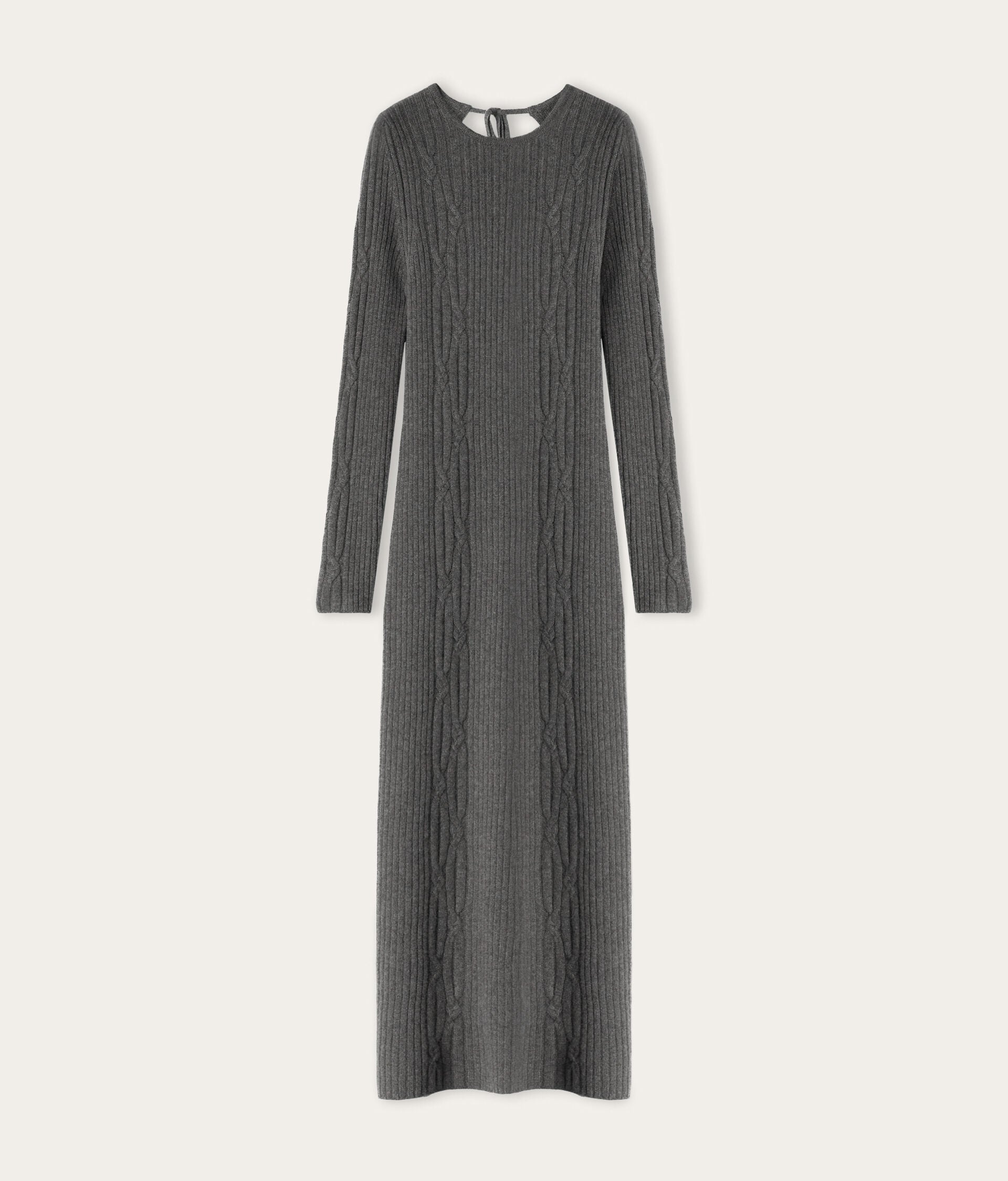 Vestit de canalé encreuat de Cashmere