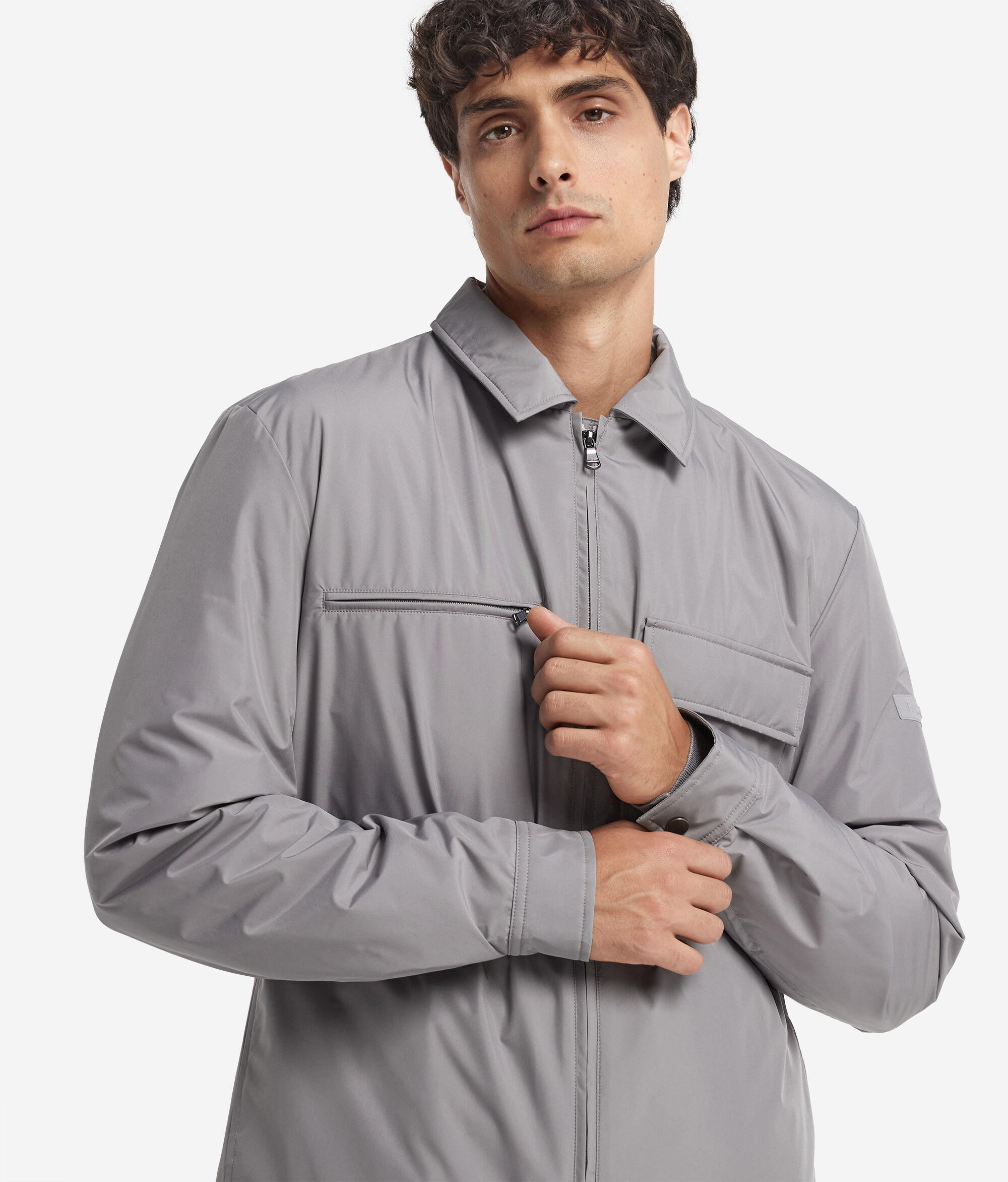 Funktions-Overshirt mit Reißverschluss