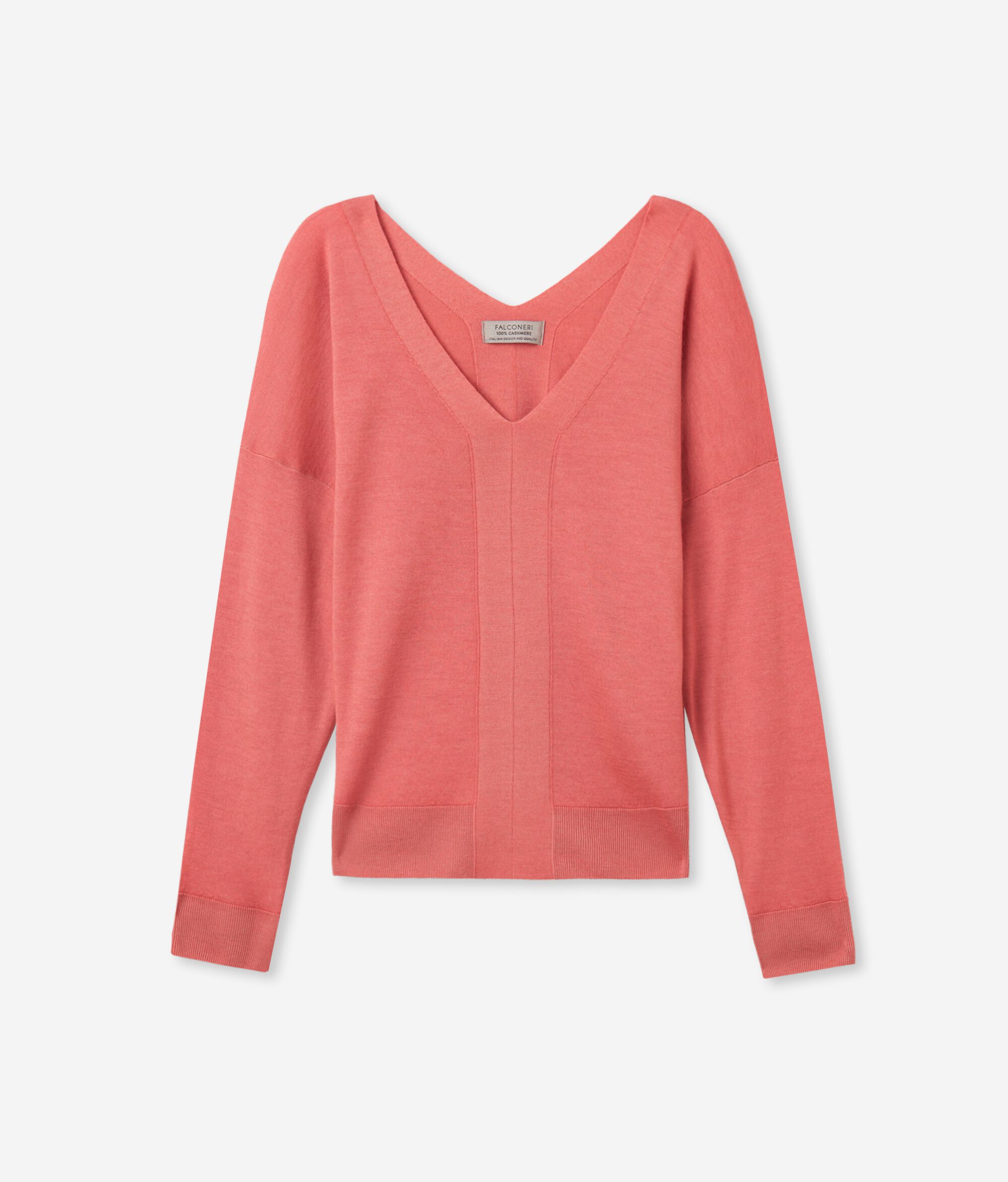 Maglia Scollo V in Cashmere Ultrafine