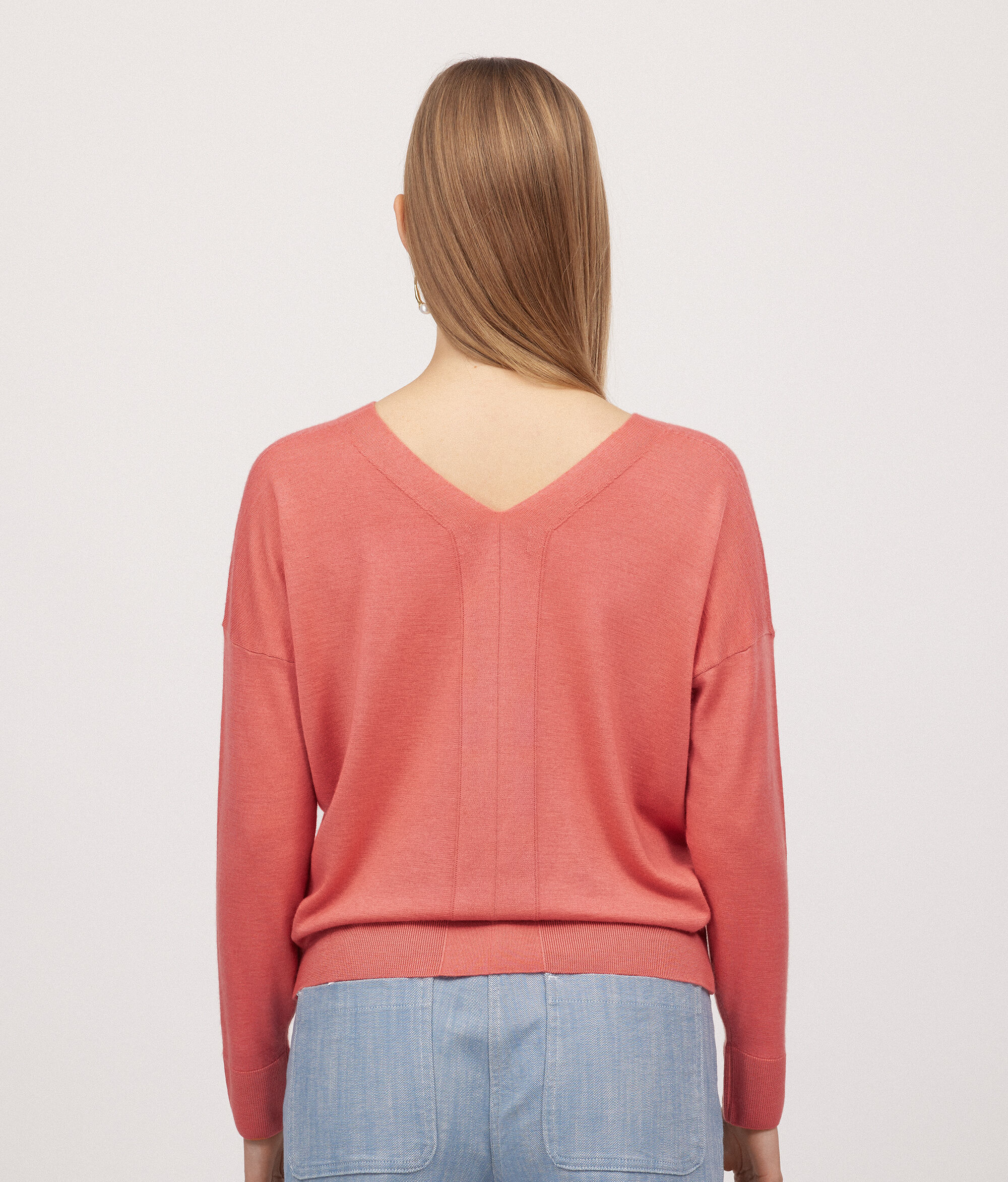 Maglia Scollo V in Cashmere Ultrafine