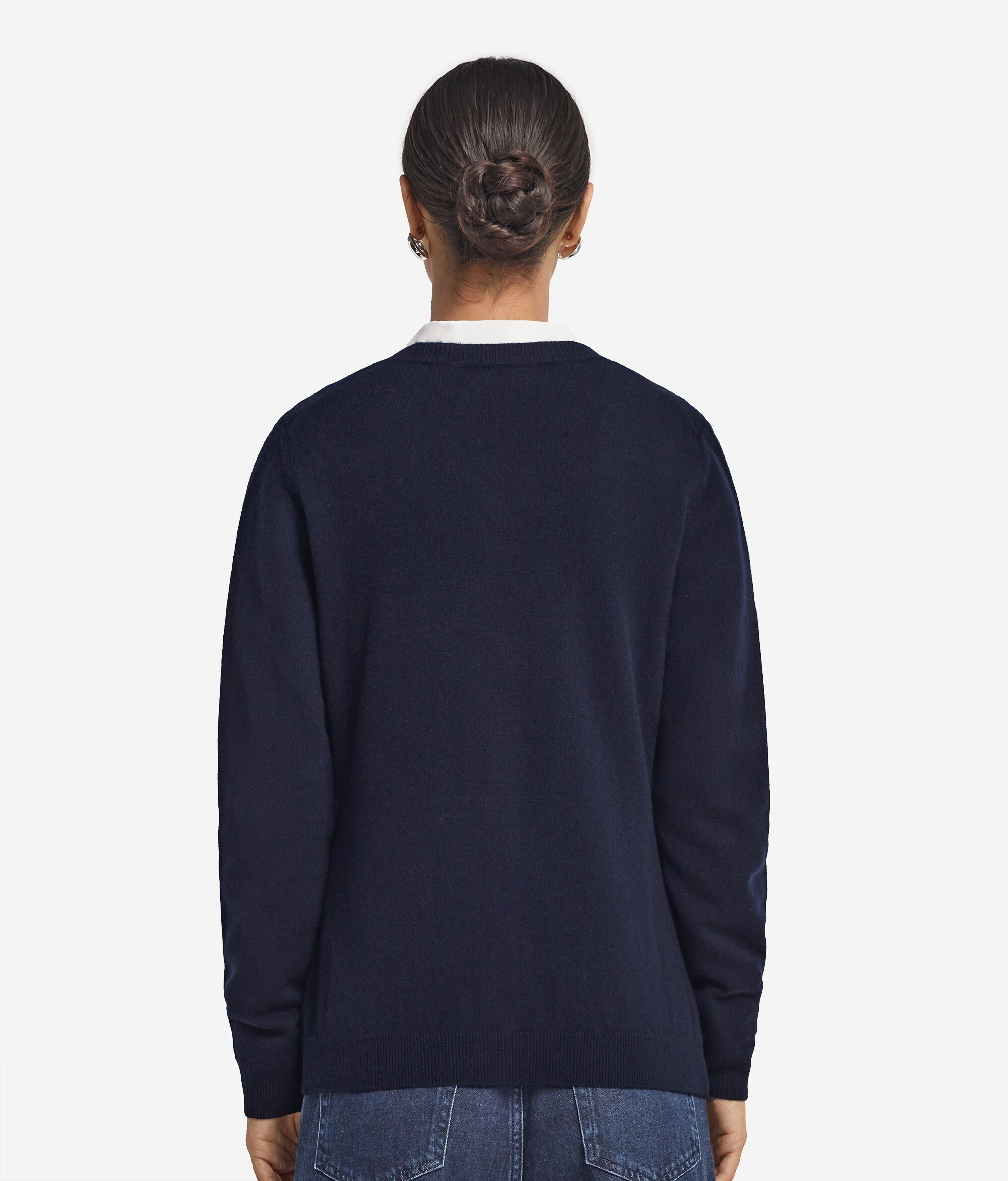 Ultrasoft Cashmere Round-Neck Cardigan