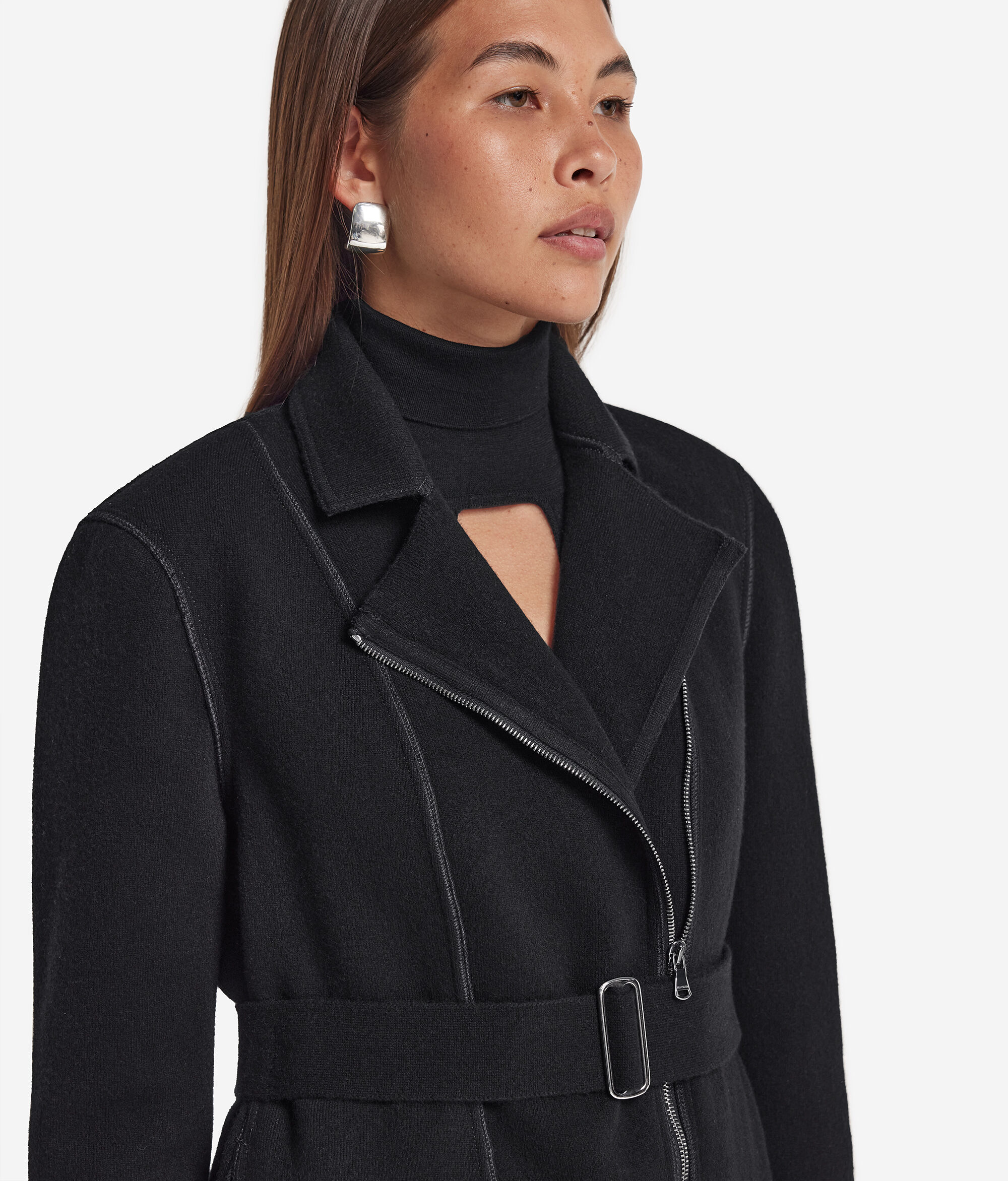 Ultrasoft Cashmere Biker Jacket