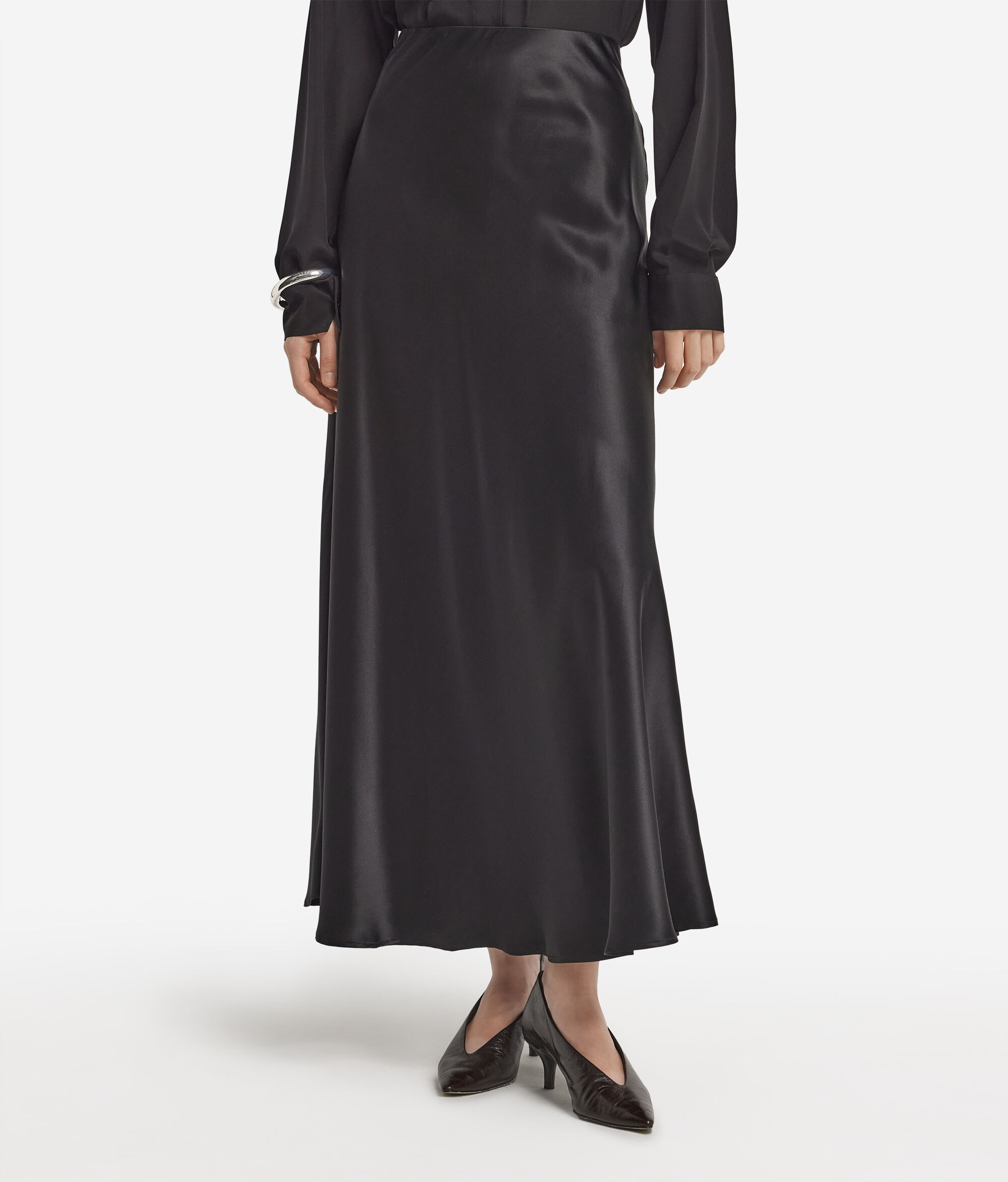 Silk Satin Skirt