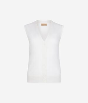 Gilet in Seta Cotone