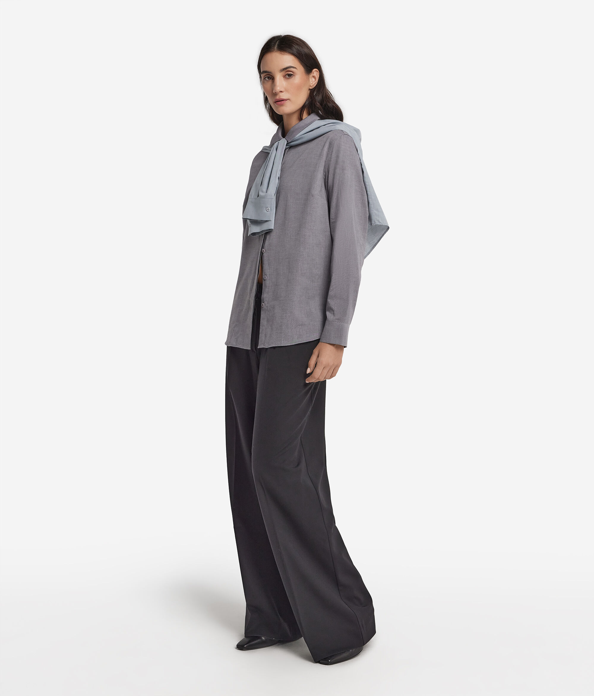 Πουκάμισο από βαμβάκι και cashmere