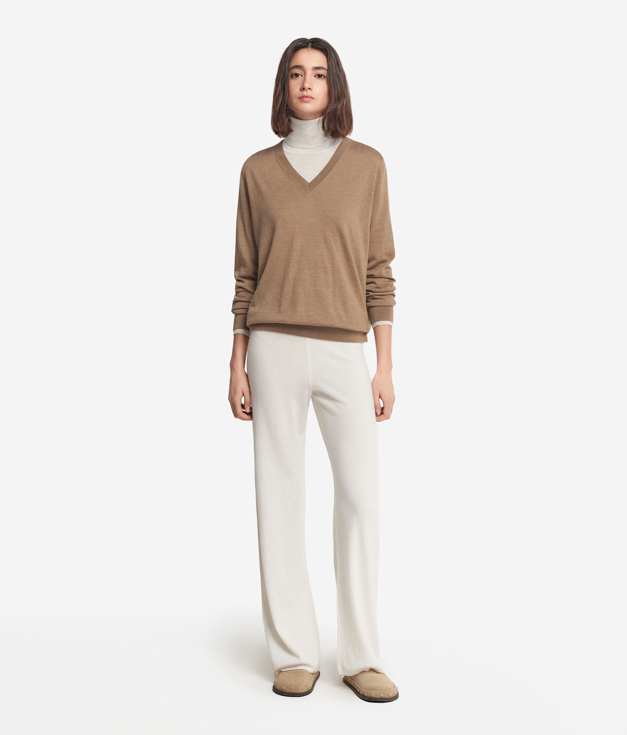 Μπλούζα με Ντεκολτέ V από Ultrafine Cashmere