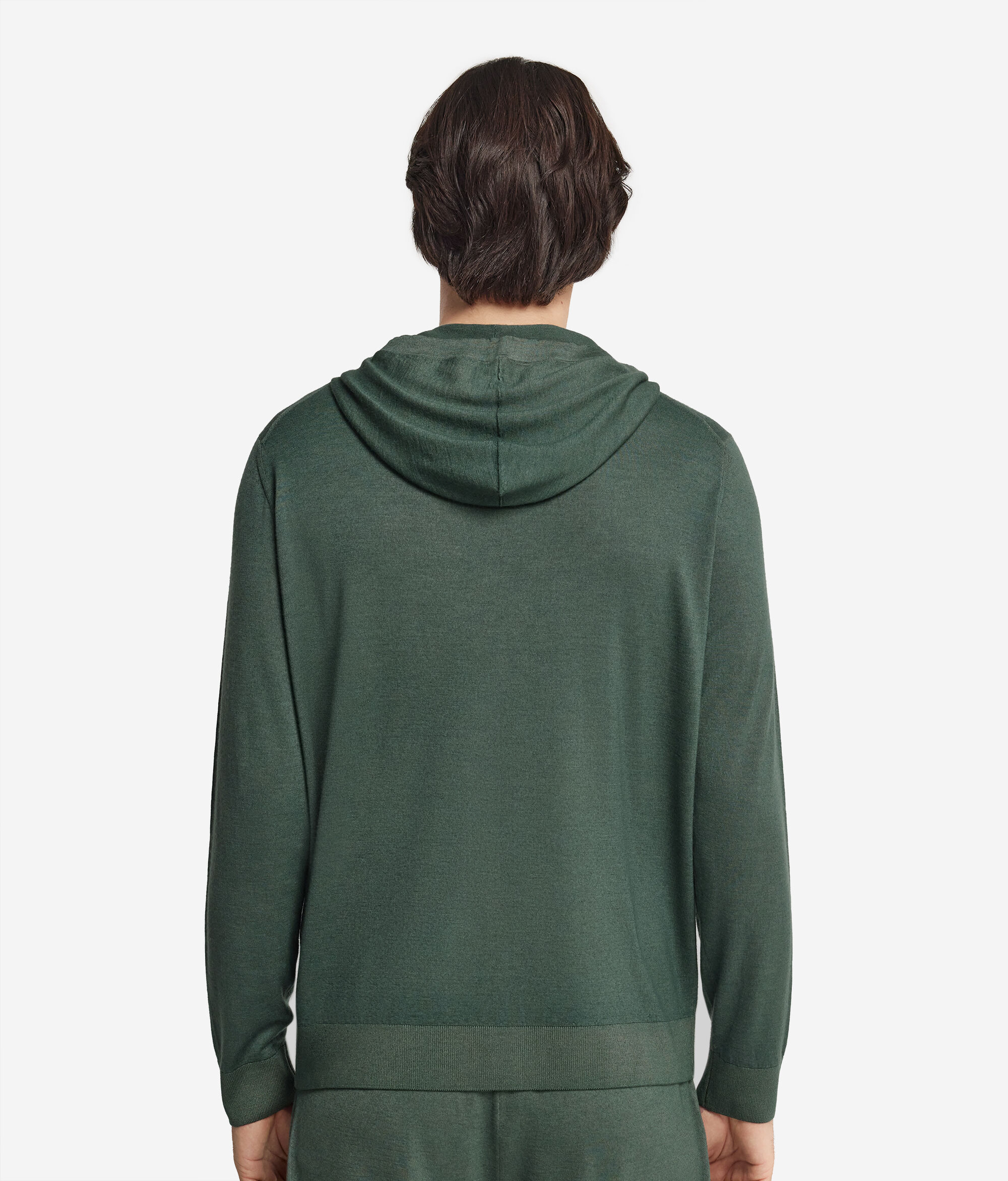 Veste à capuche en cachemire ultra-fin