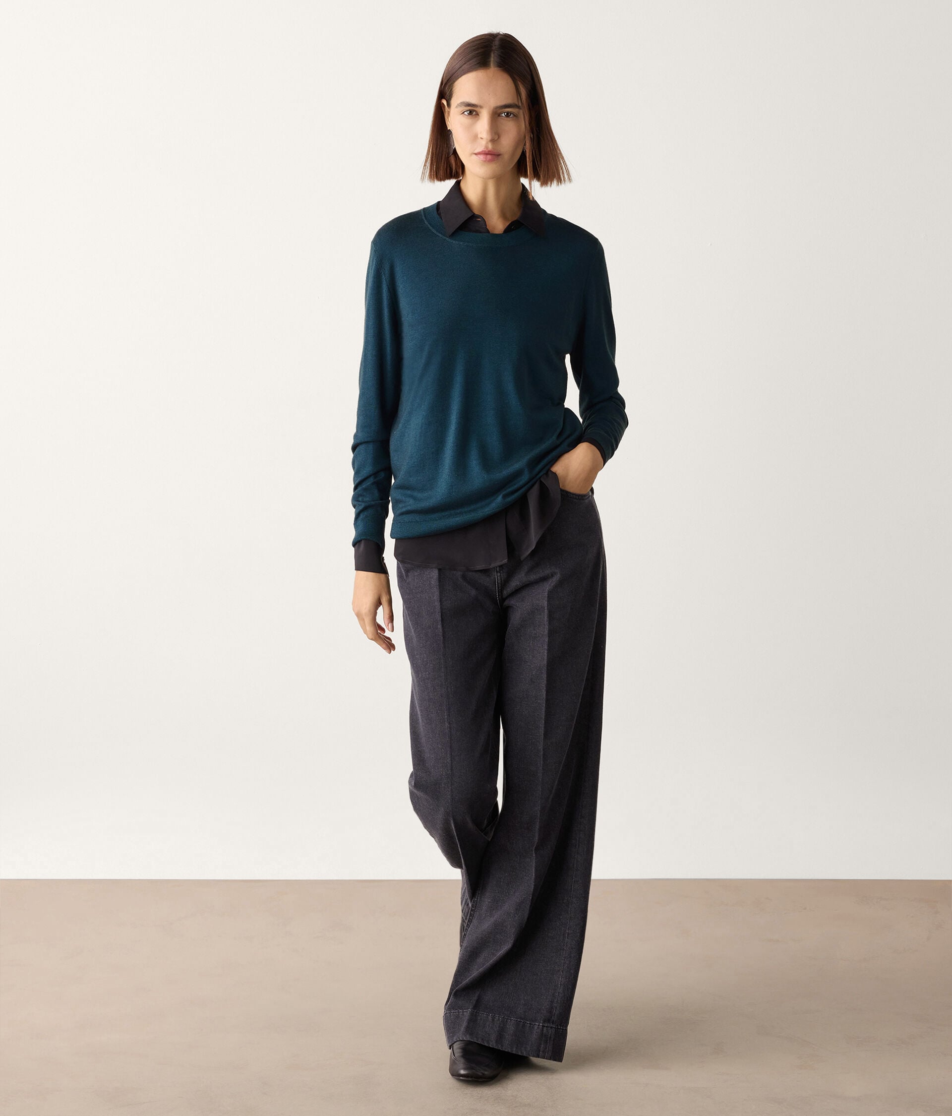 Girocollo in Cashmere Ultrafine