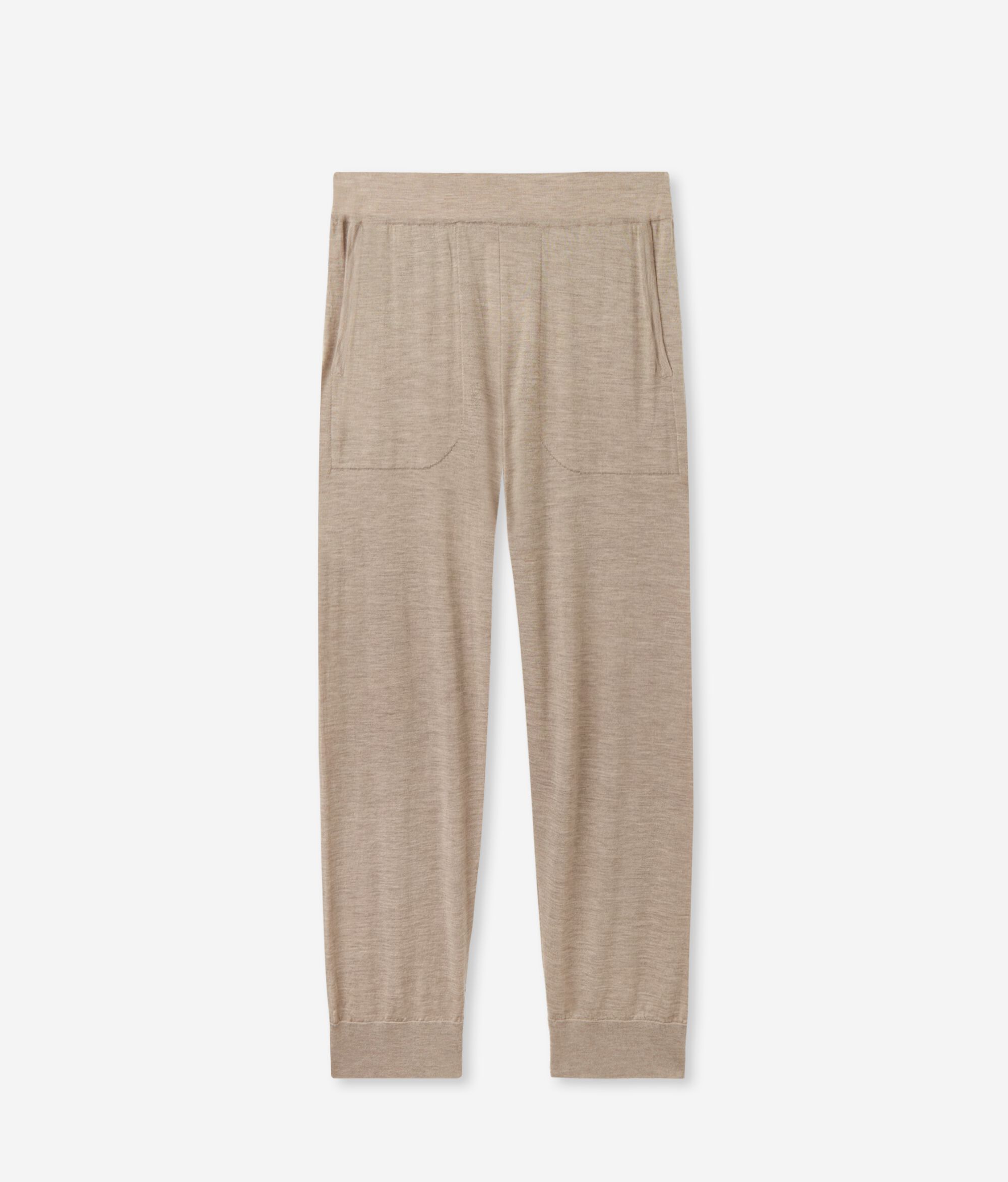 Παντελόνι από Ultrafine Cashmere με λάστιχο στον αστράγαλο