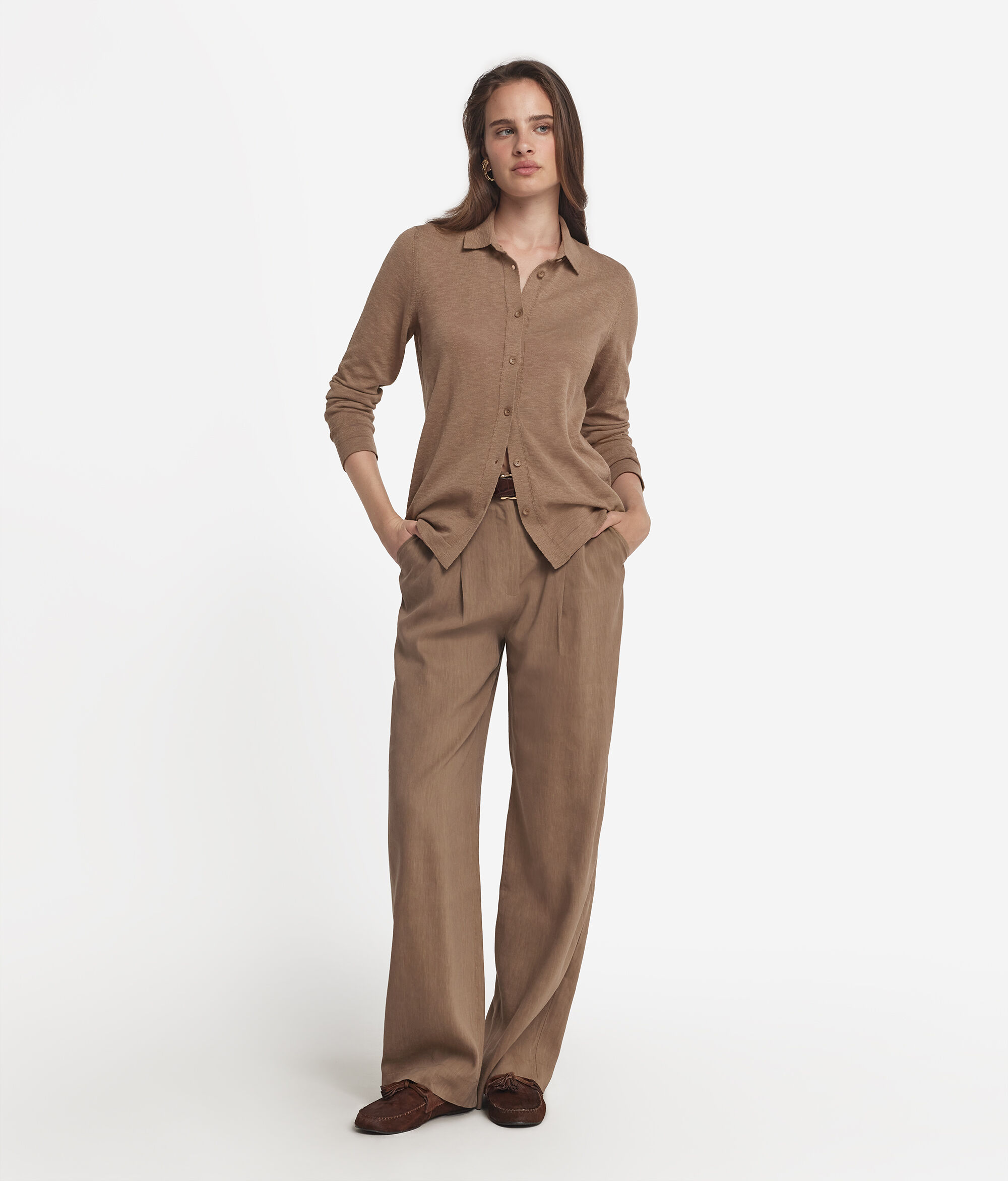 Camicia a Maniche Lunghe in Cotone