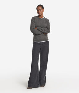 Girocollo in Cashmere Ultrasoft - GREY - DML228J_color_9108