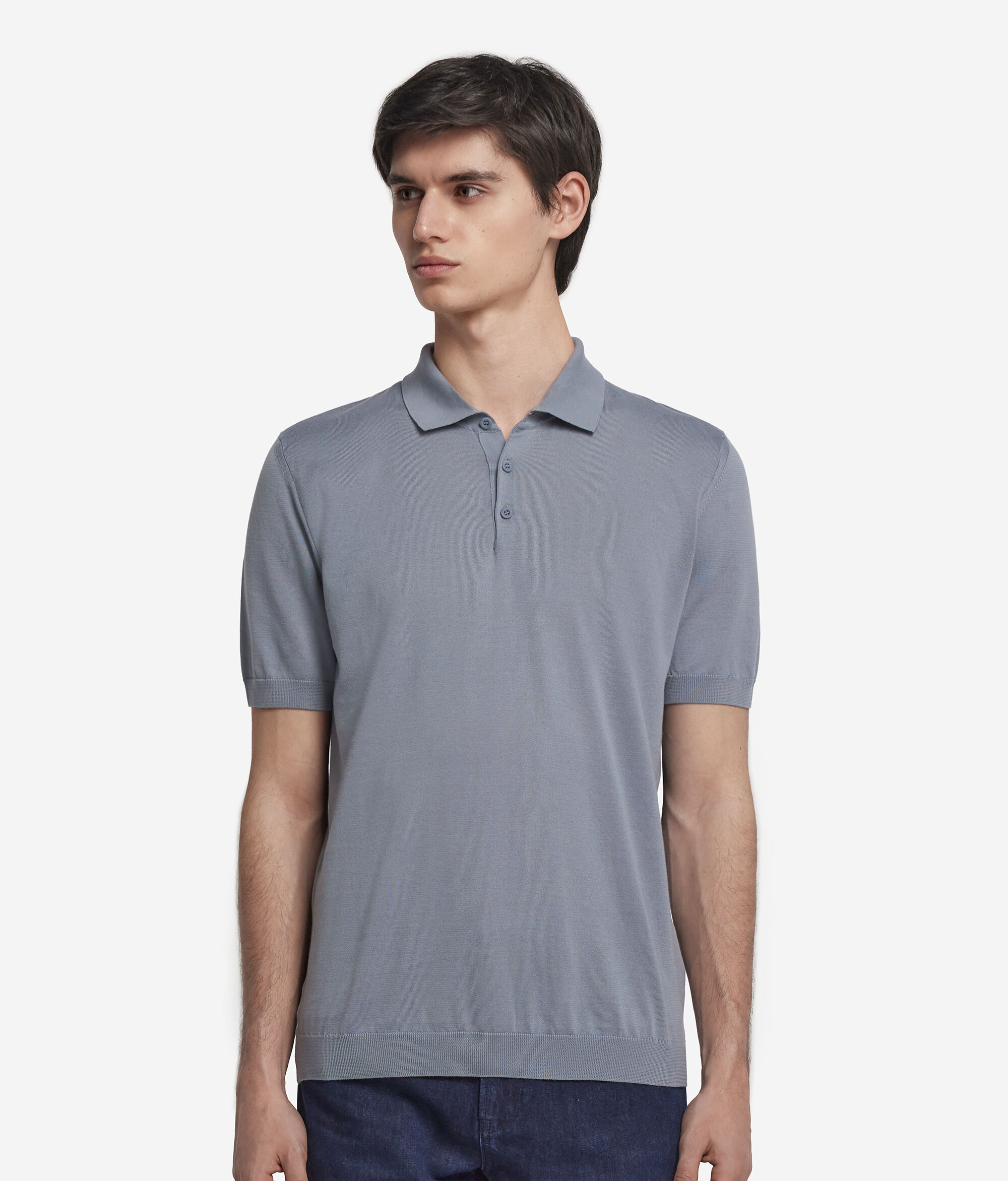 Polo a Maniche Corte in Cotone Fresh