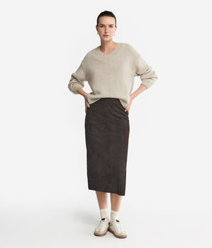 Ultrasoft Cashmere Tricot V-Neck Jumper