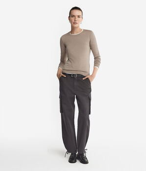 Round-Neck Ultrafine Cashmere Jumper