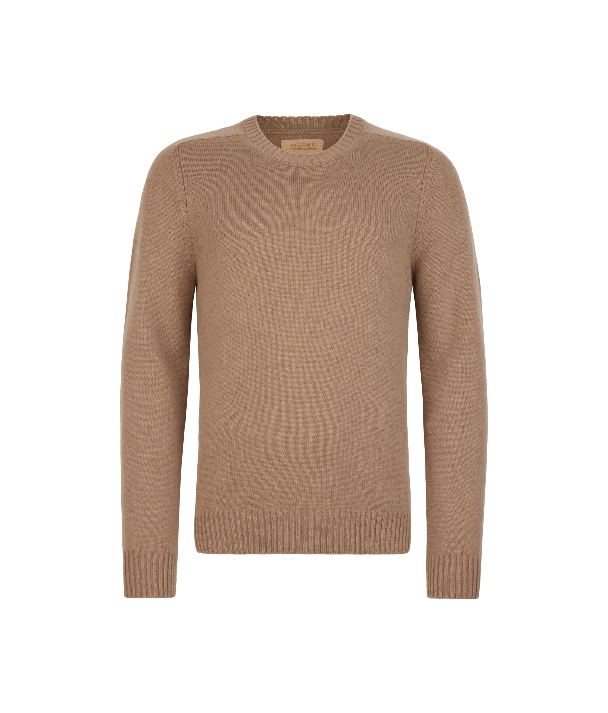 Jersey grueso de hombre con cuello redondo en Cashmere Ultrasoft