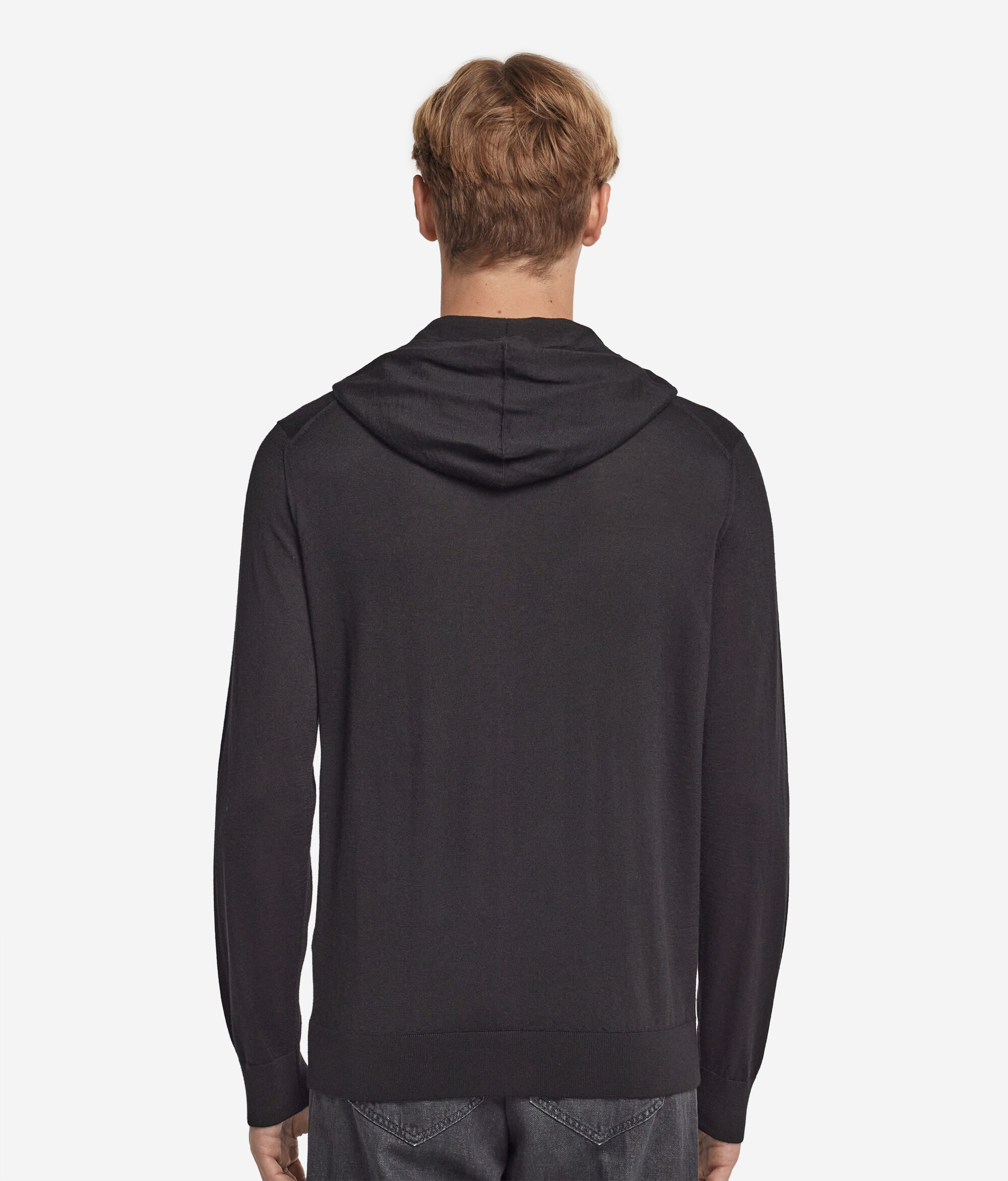 Felpa con Cappuccio in Cashmere Ultrafine