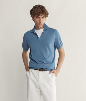 Polo a Maniche Corte in Cotone Fresh