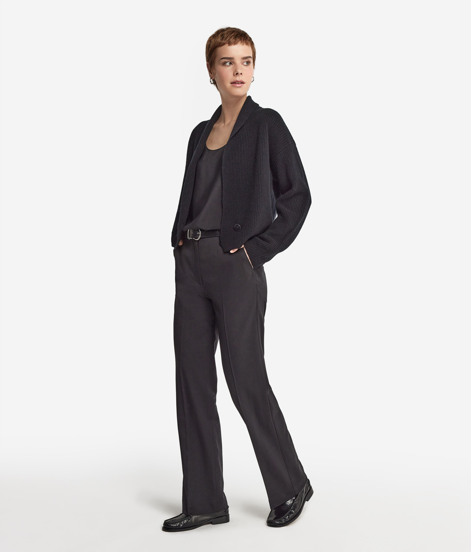 Gilet châle en cachemire ultra-doux