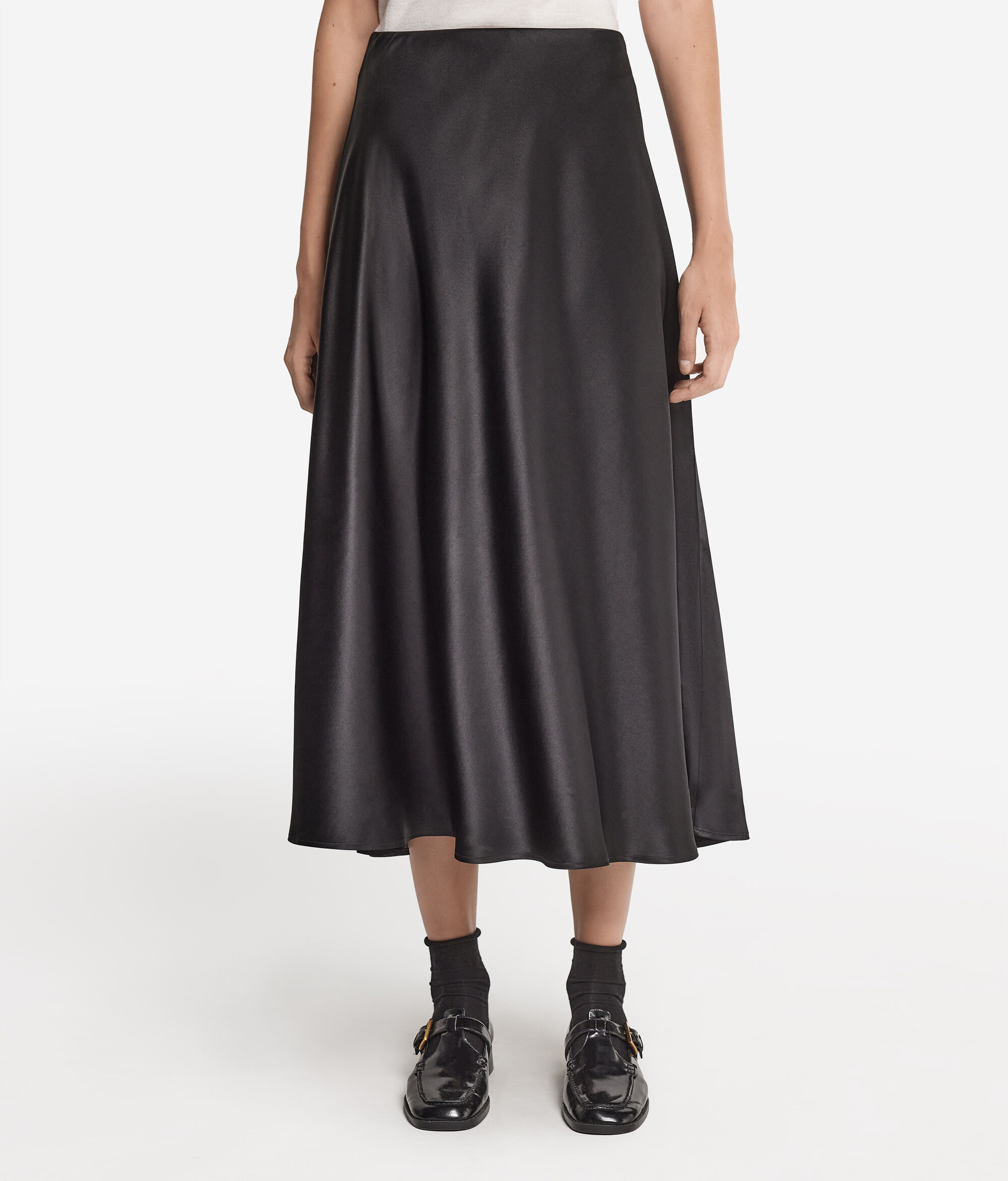 Silk Satin Skirt