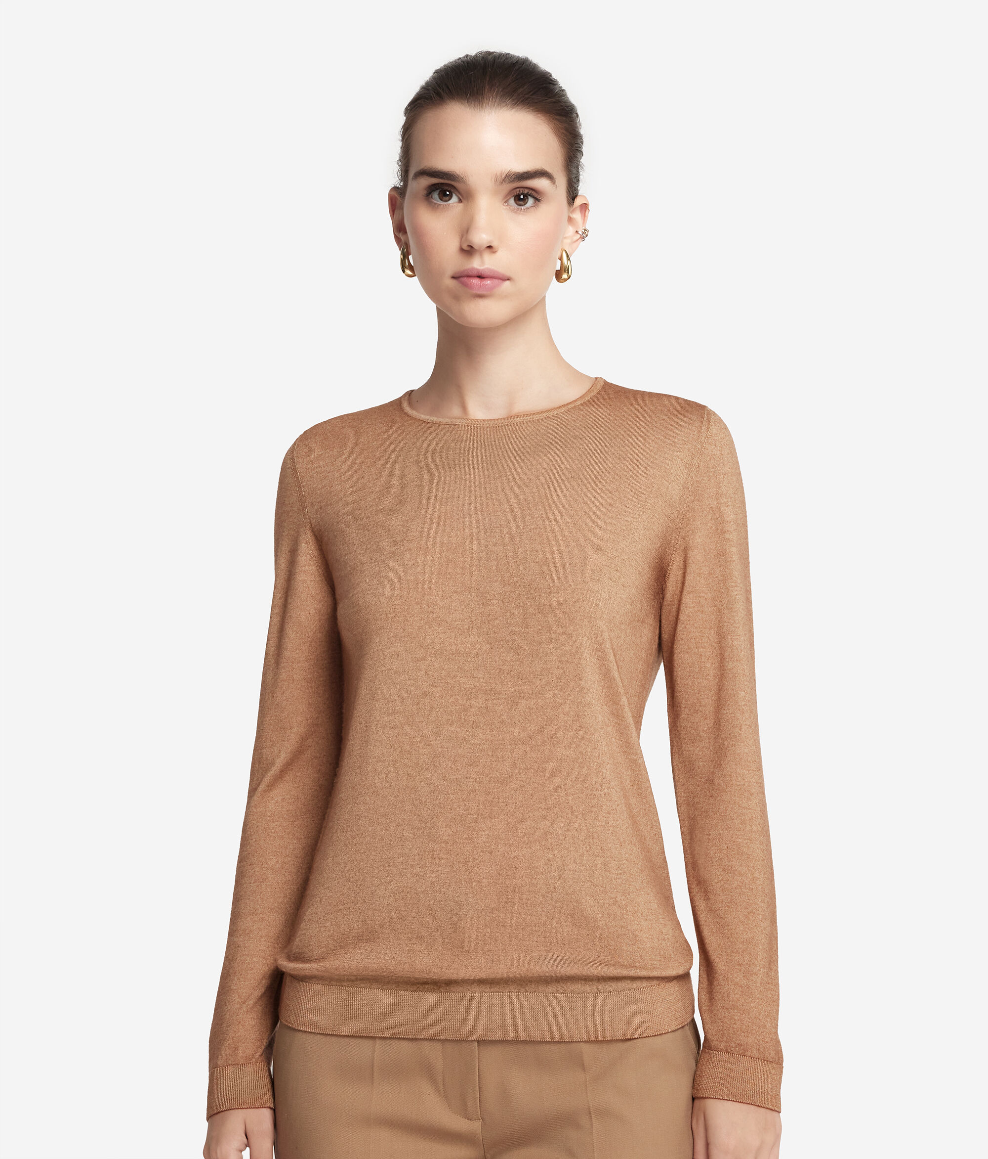 Jersei de coll rodó de Cashmere Ultrafine