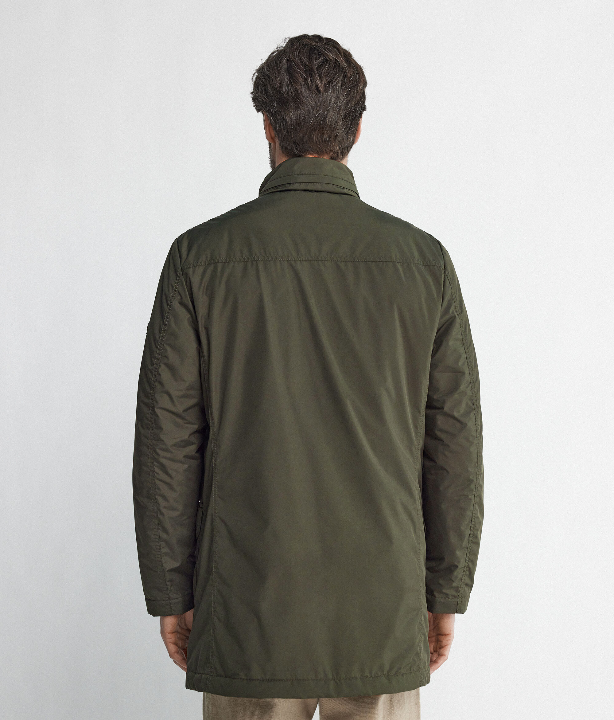 Parka aus Funktionsgewebe mit Kaschmirfutter