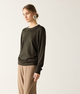Girocollo in Cashmere Ultrafine - DARK_GREEN - DMLI250_color_9874