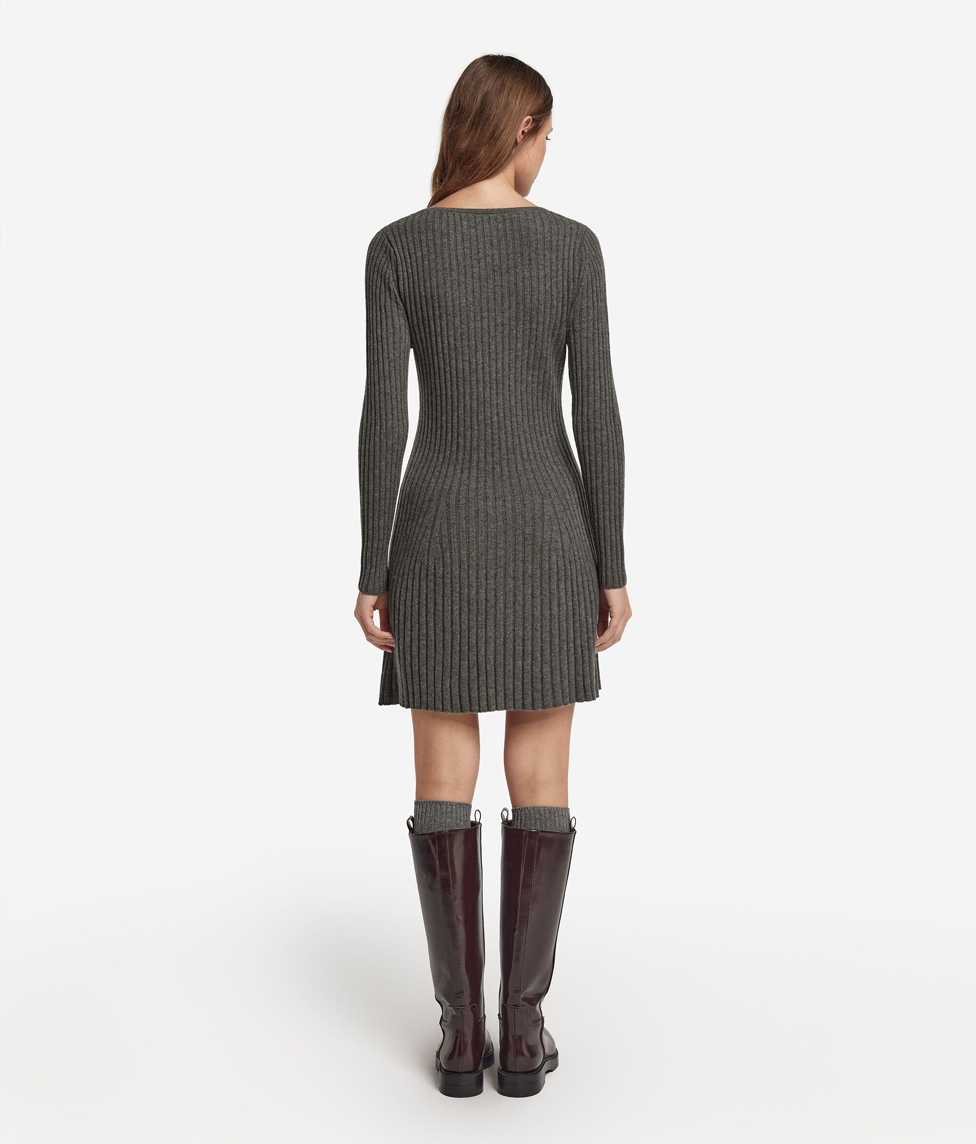 Ribbed Ultrasoft Cashmere dress
