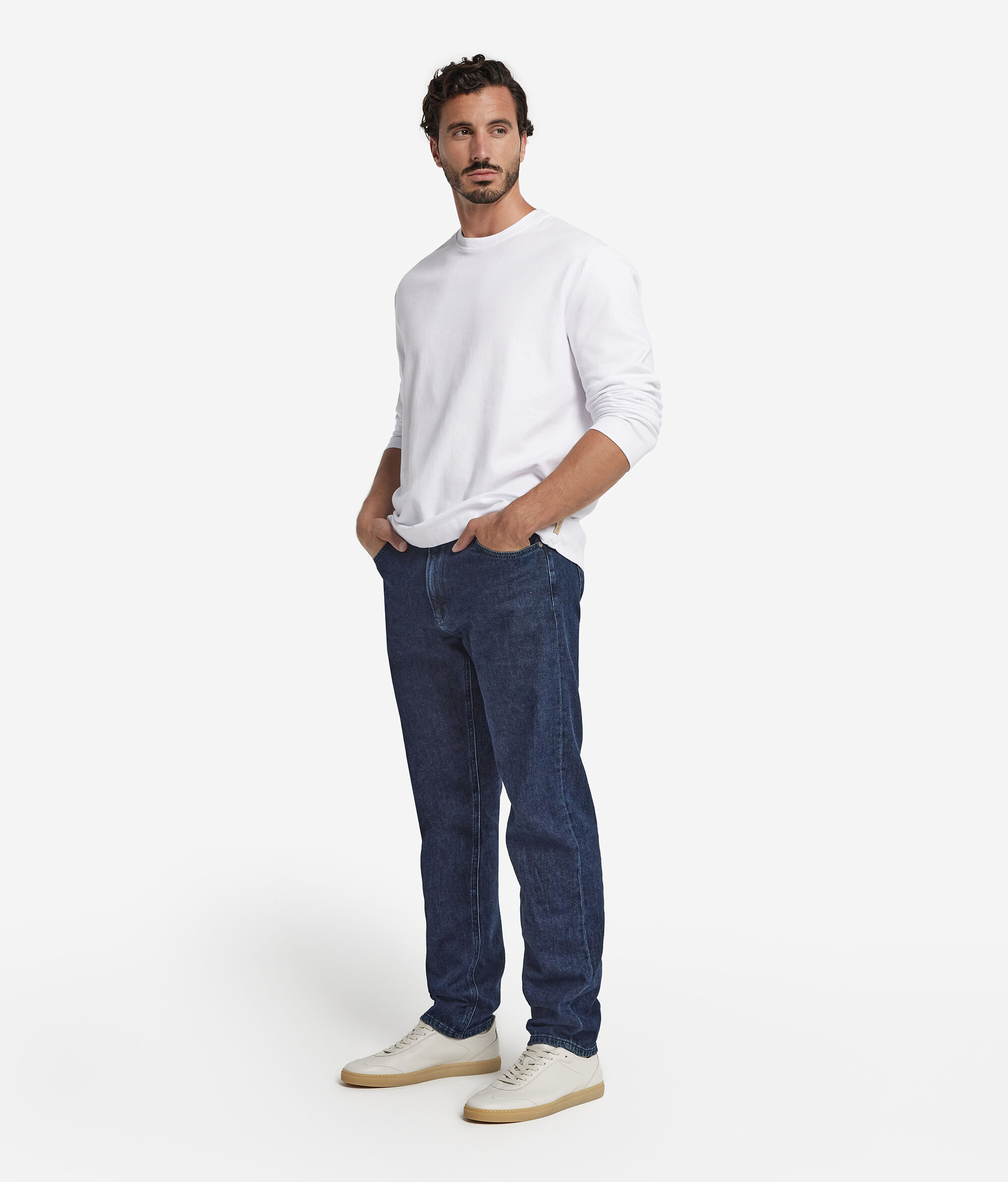Round-Neck Cotton Jersey Top