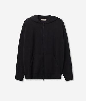 Hooded Ultrasoft Cashmere Sweatshirt