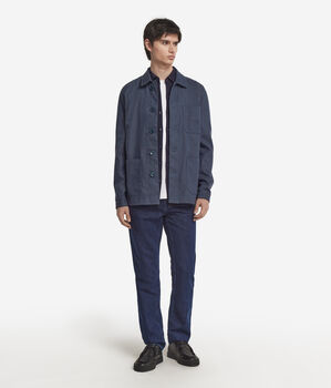 Veste style travail en denim