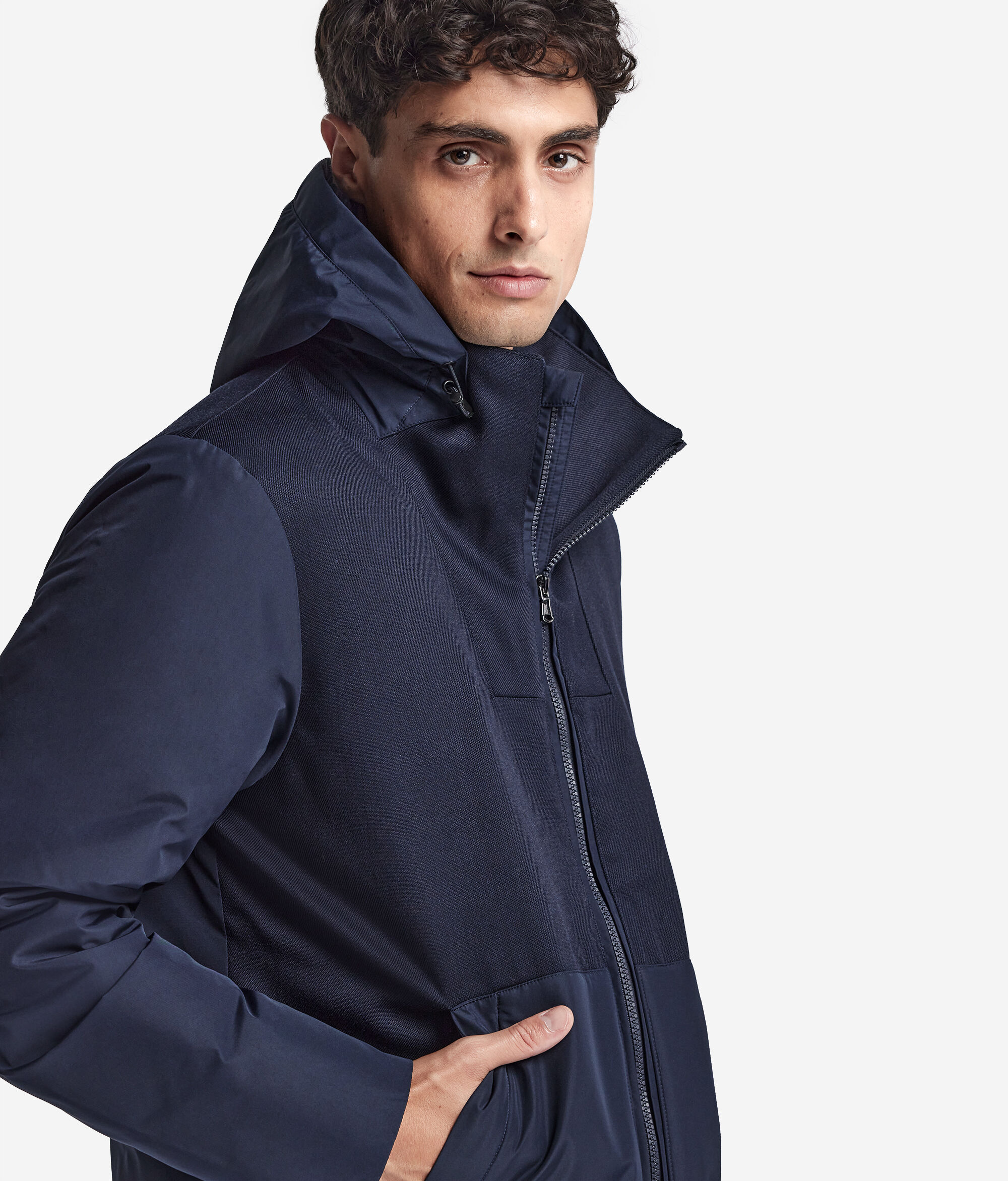 Veste en laine technique