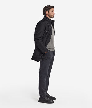 Parka aus Funktionsgewebe mit Kaschmirfutter