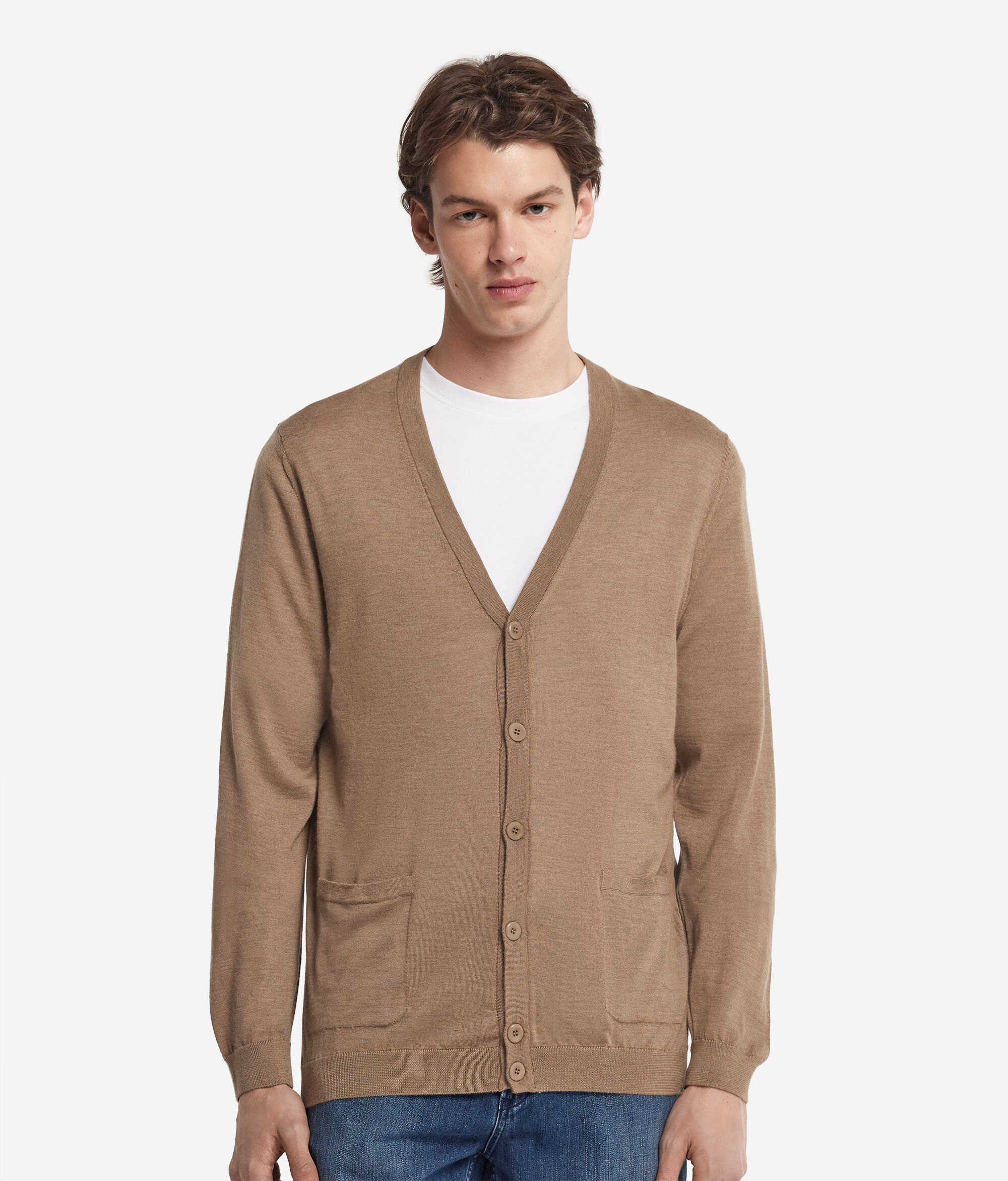 Cashmere Cardigan with Buttons
