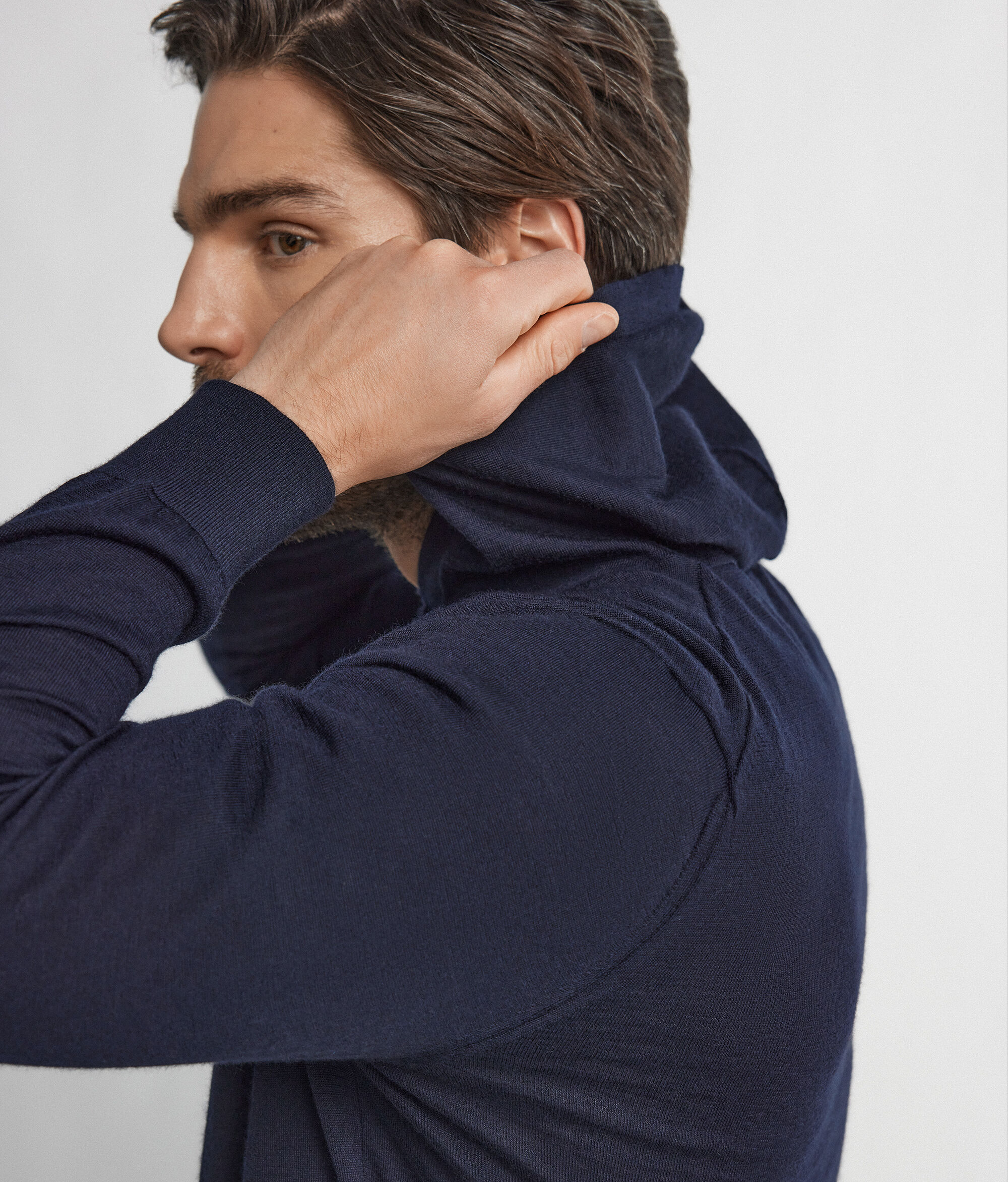 Felpa con Cappuccio in Cashmere Ultrafine