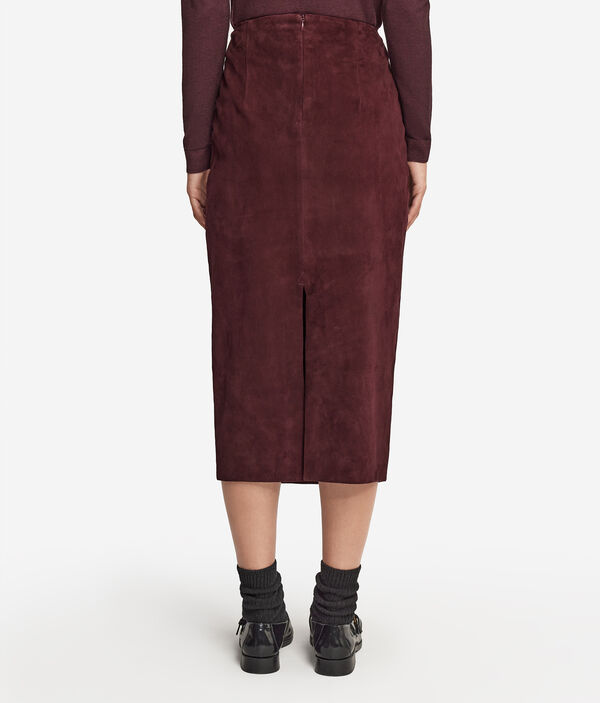 Юбка из замши