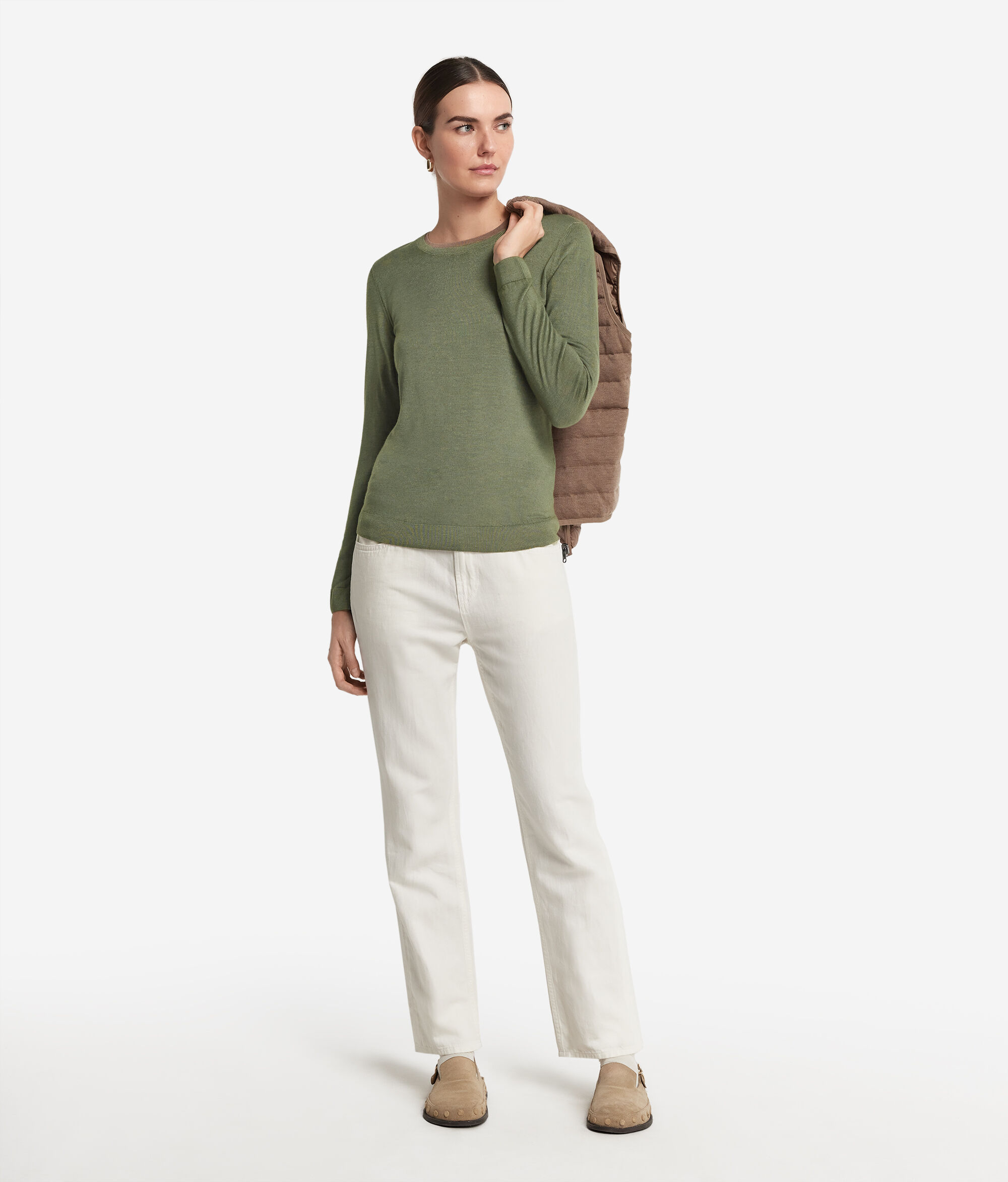 Jersei de coll rodó de Cashmere Ultrafine