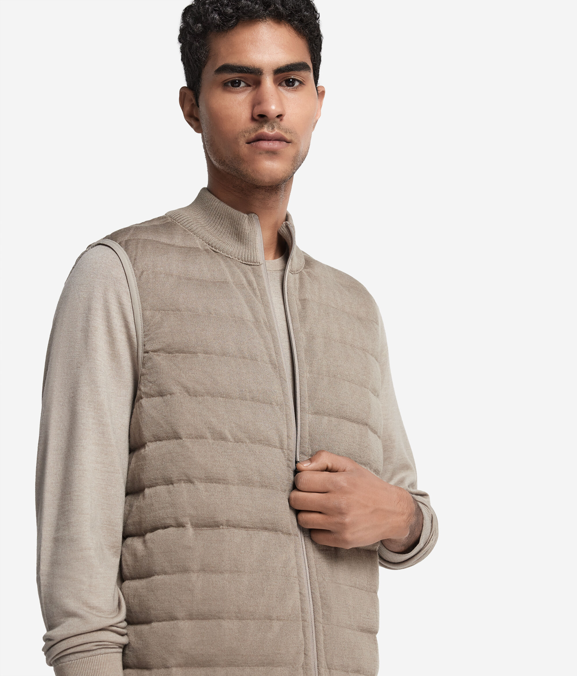 Reversible Cashmere Down Gilet