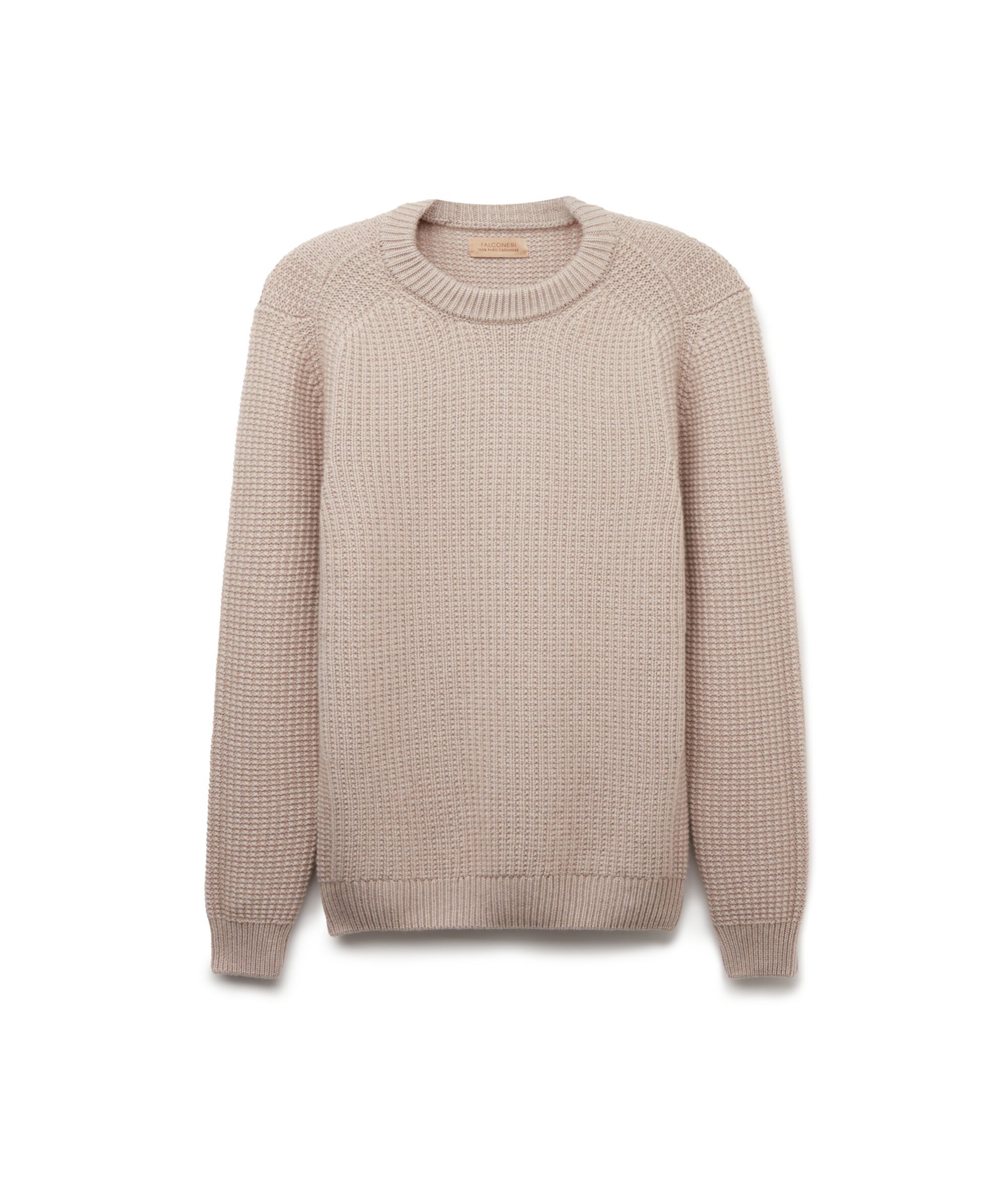 Ribbed Ultrasoft Cashmere Round-Neck Jumper